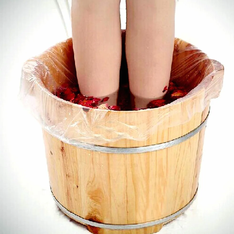 Fundas de plástico para pedicura de spa bolsas de baño protección de pediluvio 80 unidades