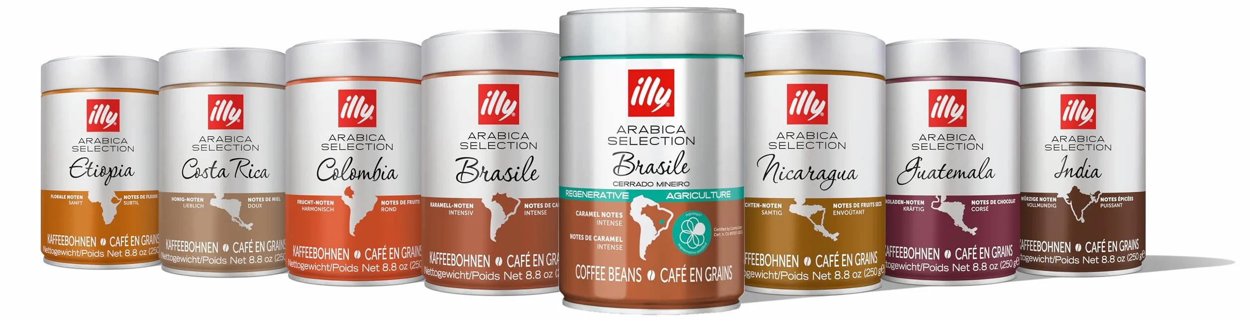illy Espressobohnen Arabica Selection Kolumbien 250g Kaffeebohnen 100% Arabica