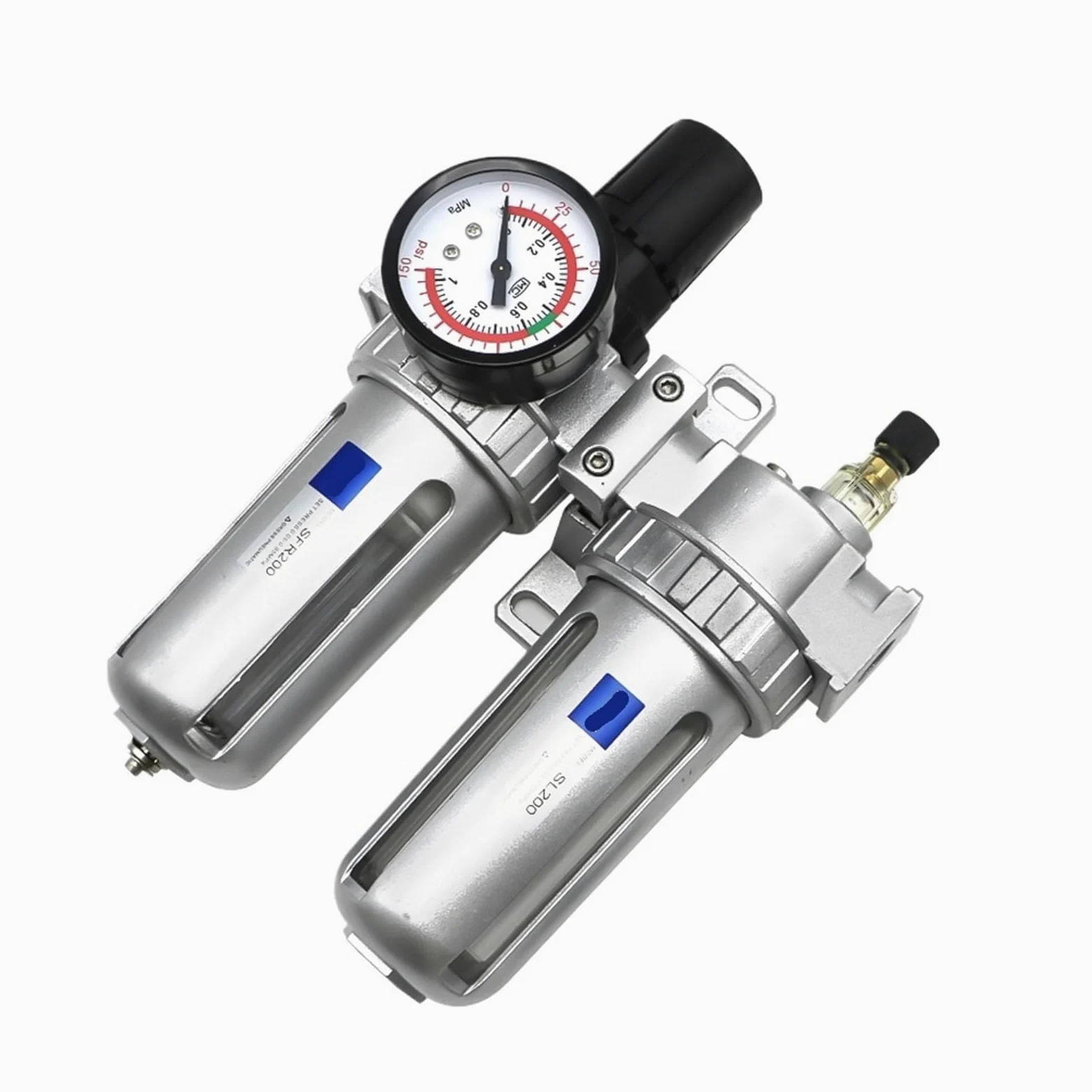 SFC-400 SFC-300 SFC-200 regulador de filtro de compresor de aire separador de aceite y agua válvula de regulación de presión hidrófoba drenaje automático (SFC-400 NOJOINT)