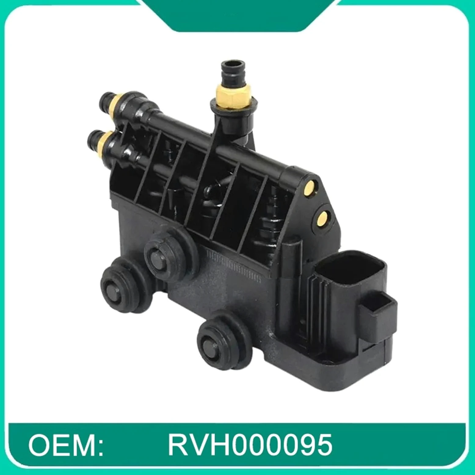 Bomba de suspensión Bloque de válvulas de suspensión neumática RVH500050 RVH000055 RVH000095 apto para Land Rover Suspensiones de aire(RVH000095)