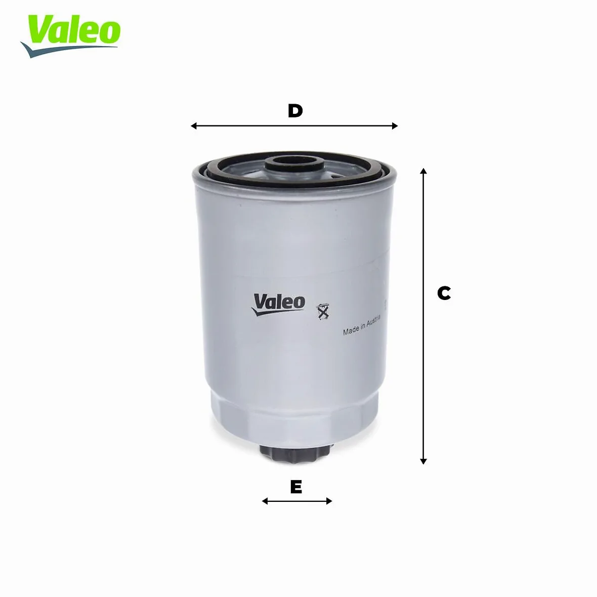 Valeo Filtro Diesel para Coches 587184, Filtro Combustible