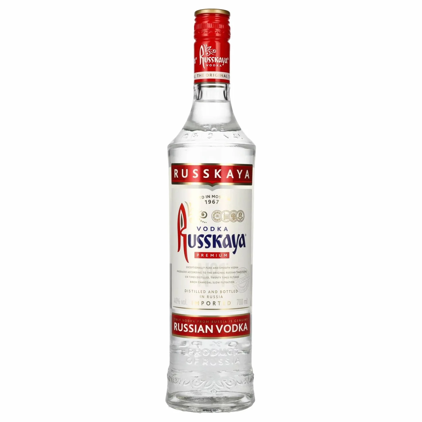 Russkaya Russian Vodka 40% Vol. 0,7l