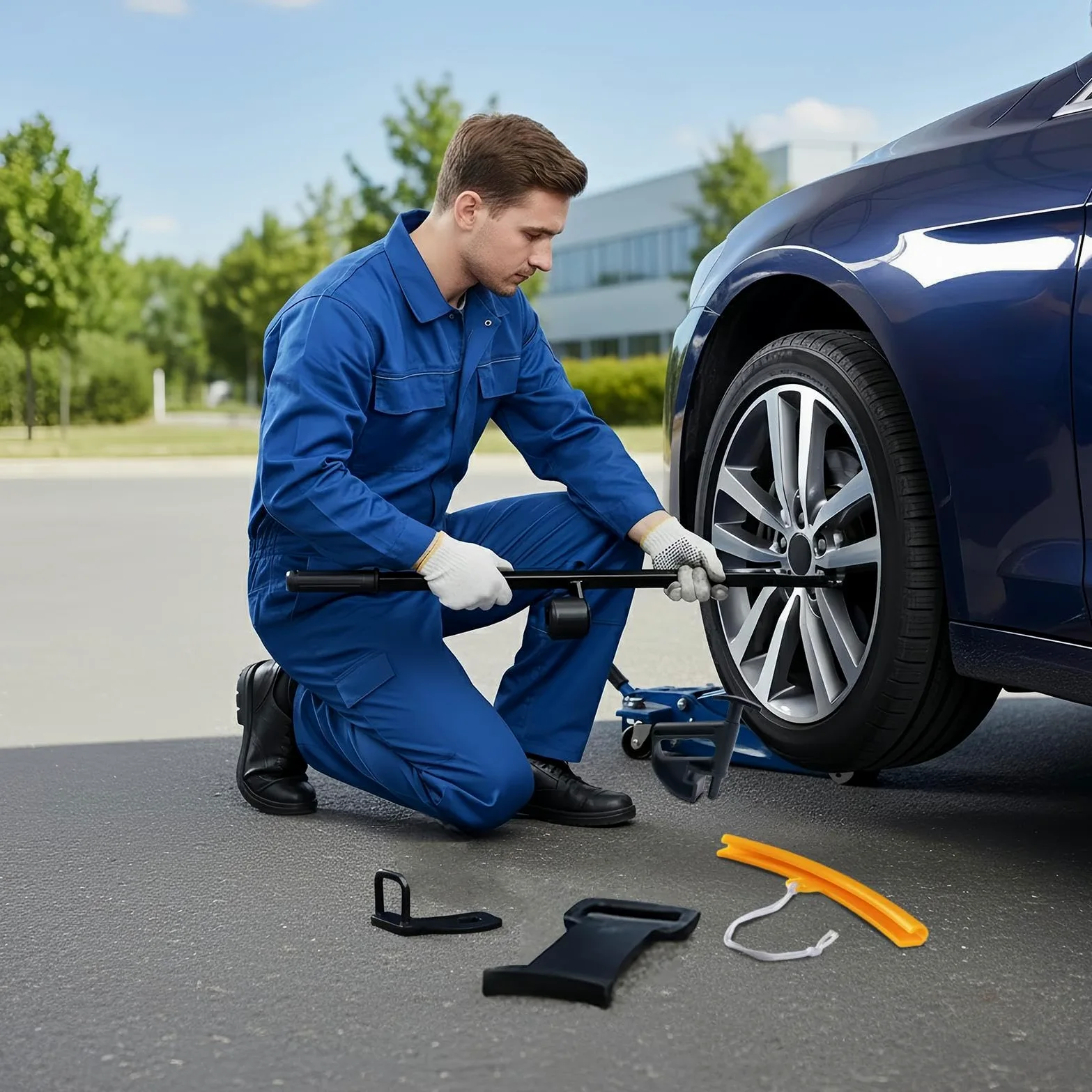 Herramientas De Montaje De Neumáticos Protector De Llanta Para Cambio De | Abrazadera para el Talón del Neumático del Vehículo para Coche Camión SUV Reparación Instalación Taller