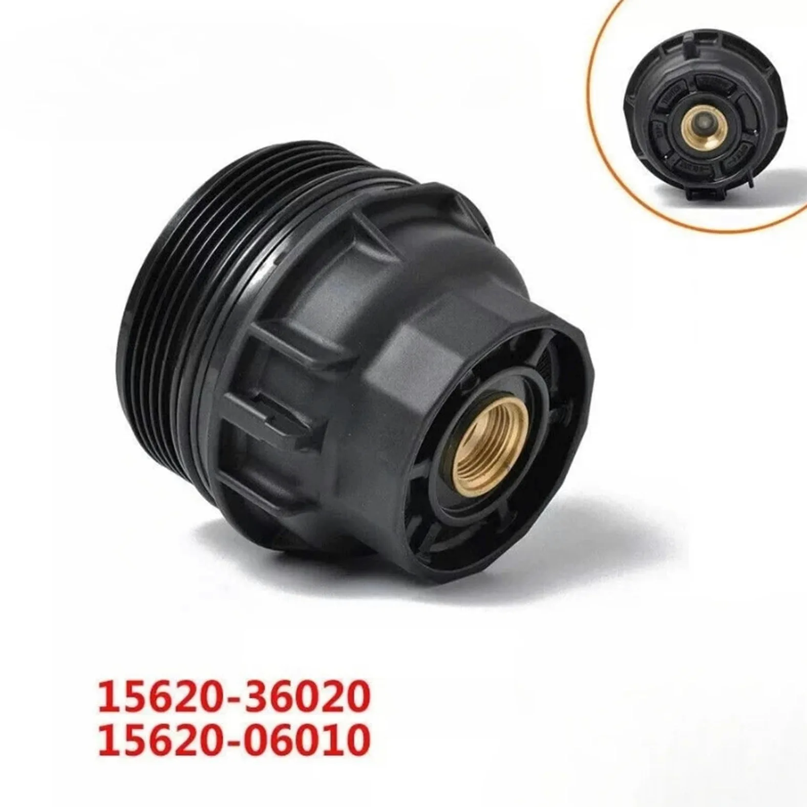 Filtros de aceite Tapa de la carcasa del filtro aceite para Lexus | 15620-36020 1562036010 1562036020 Tapa de la carcasa del filtro de aceite para Lexus para Scion para Toyota