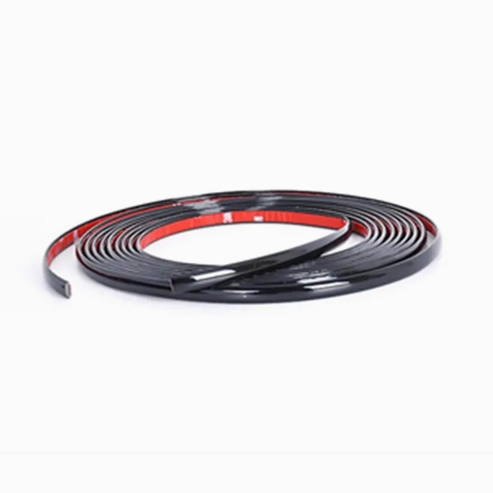 Coche Burletes Pegatinas de coche, moldura cromada para carrocería, Protector de puerta, ventana de coche, techo, tira protectora decorativa impermeable de PVC Sello para Puerta Coche(3Mx40MM)