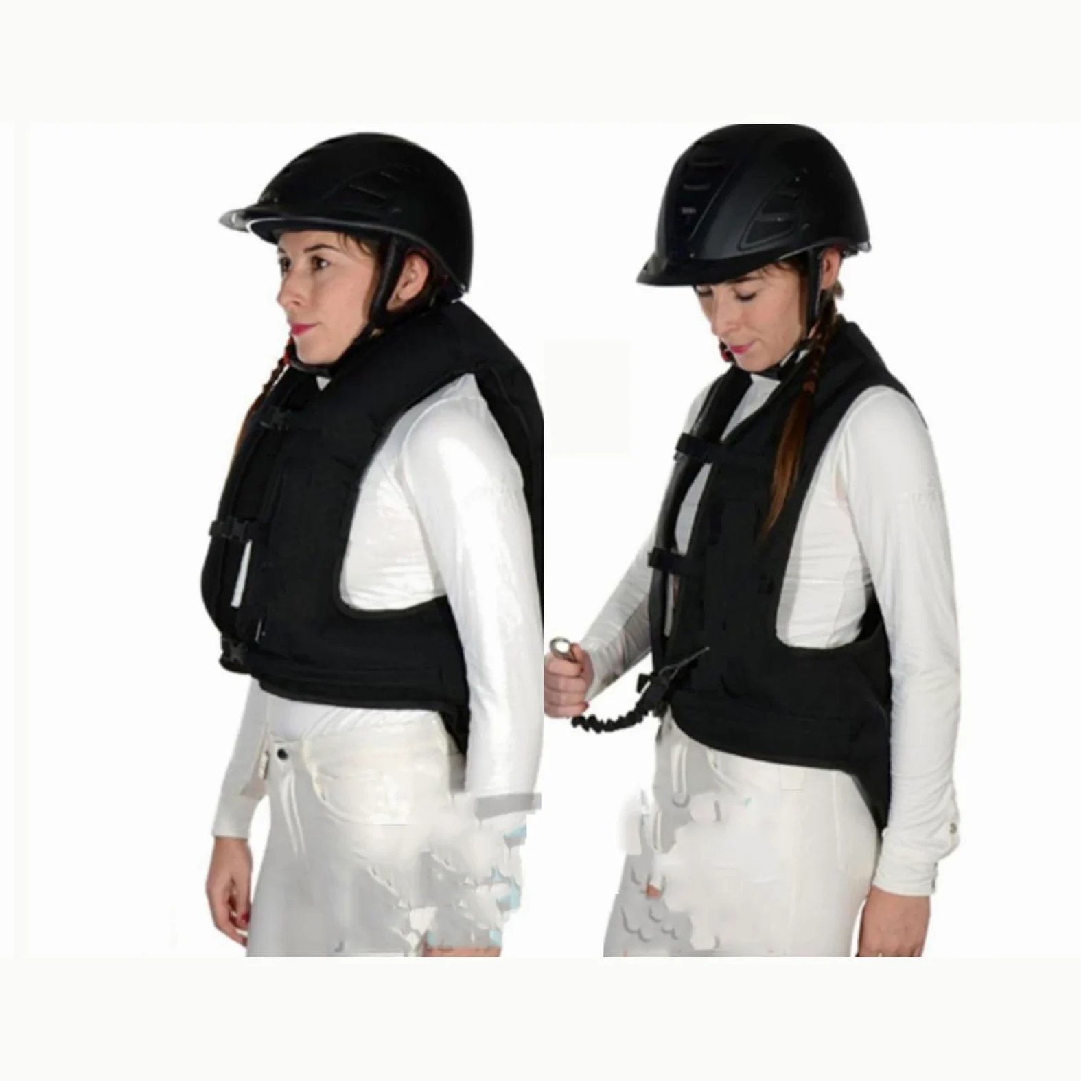 Chaleco Ecuestre Unisex Con Airbag Chaqueta De Equitación for Niños 0.1S Activa Airbags De Cuello, Cola, Pecho Y Espalda
