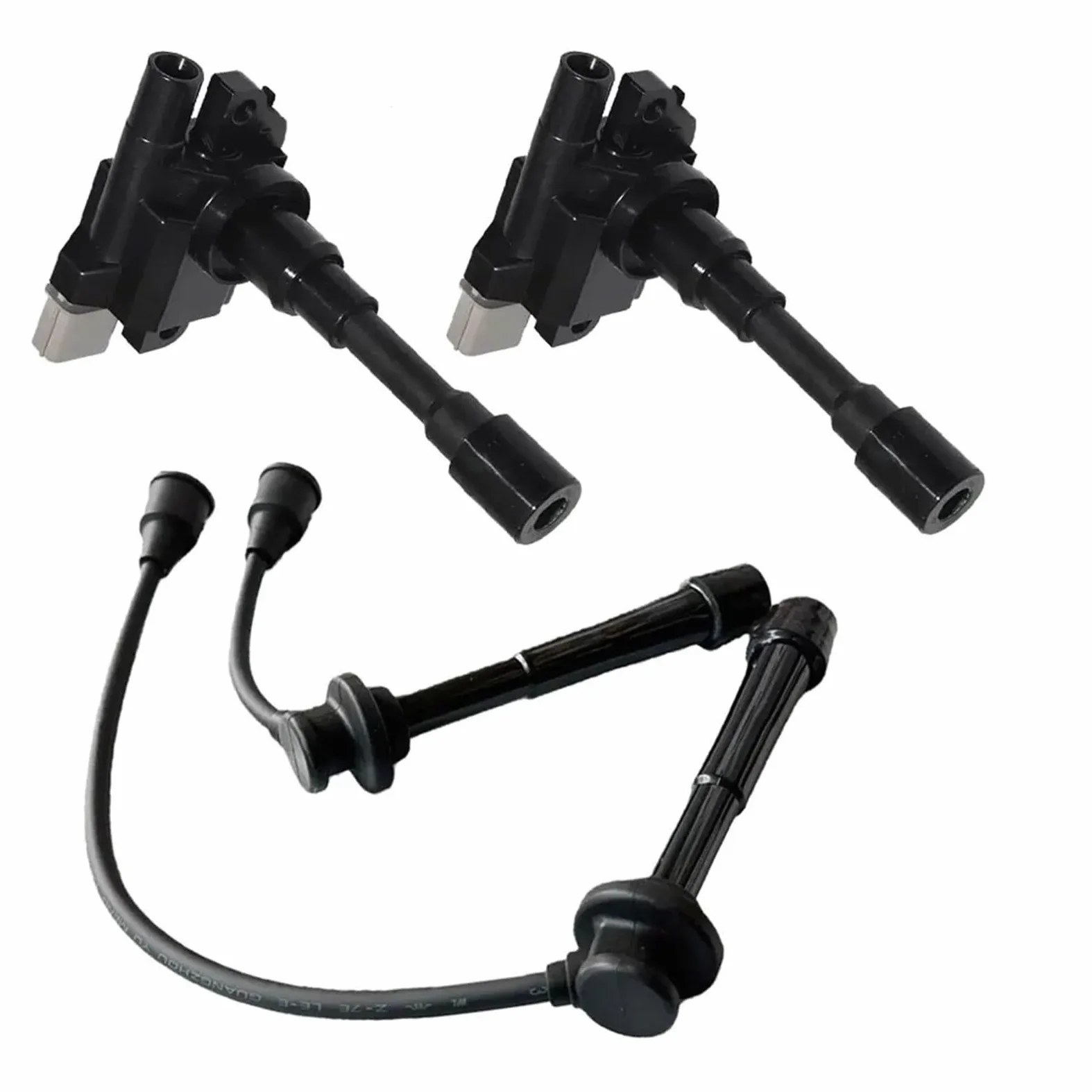 Genérico para Suzuki para Liana para Hatchback para Samurai para SX4 para AERIO para Alto X-90 para Vitara/Bobina Encendido M16A M13A Bobina Encendido para Motocicleta | 2 Pieces Coil and Cable