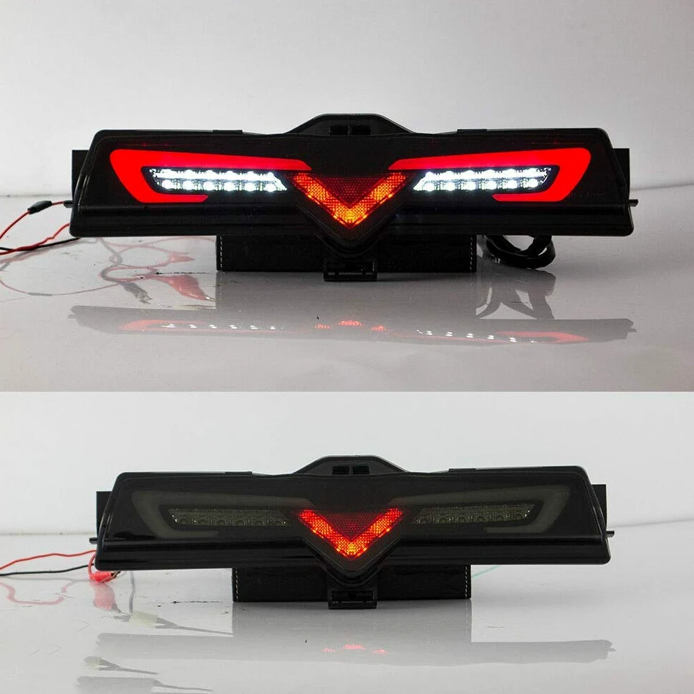 VLAND LED Luces traseras para Toy-ota GT86 2012-2019, Su-baru BRZ 2013-2018, Sci-on FRS 2012-2016 luz de parachoques trasera, kit de luz antiniebla trasera (niebla trasera, freno, marcha atrás)