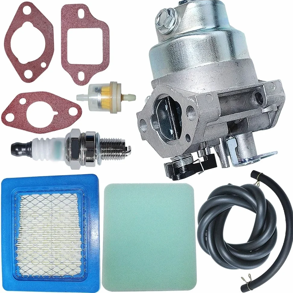 Junta De Carburador para GCV135 para GCV160, Filtro De Combustible Y Aire, Tubo Flexible, Bujía, Motor De Cortacésped Carburador