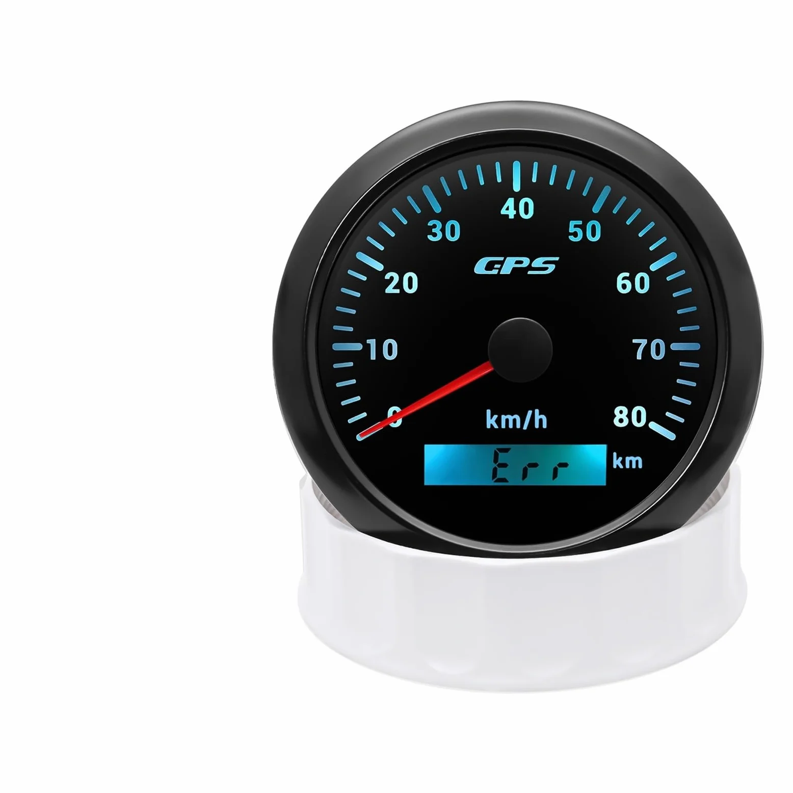 Velocímetro Digital para motocicleta, barco, coche, camión, 9-32 | Velocímetro GPS de 7 colores, 30/60/80/120/200 km/h, 85 mm, con antena GPS para motocicleta, barco, coche, camión, 9-32 V