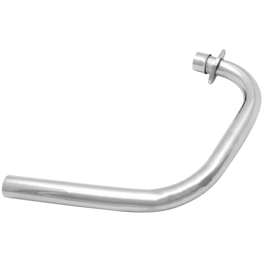 Escape Moto Para CG125/para WY125 Para CG150 Vintage Retro Metal Cromado Modificado Silenciador Escape Para Motocicleta Tubo Frontal lEscape Motocicleta