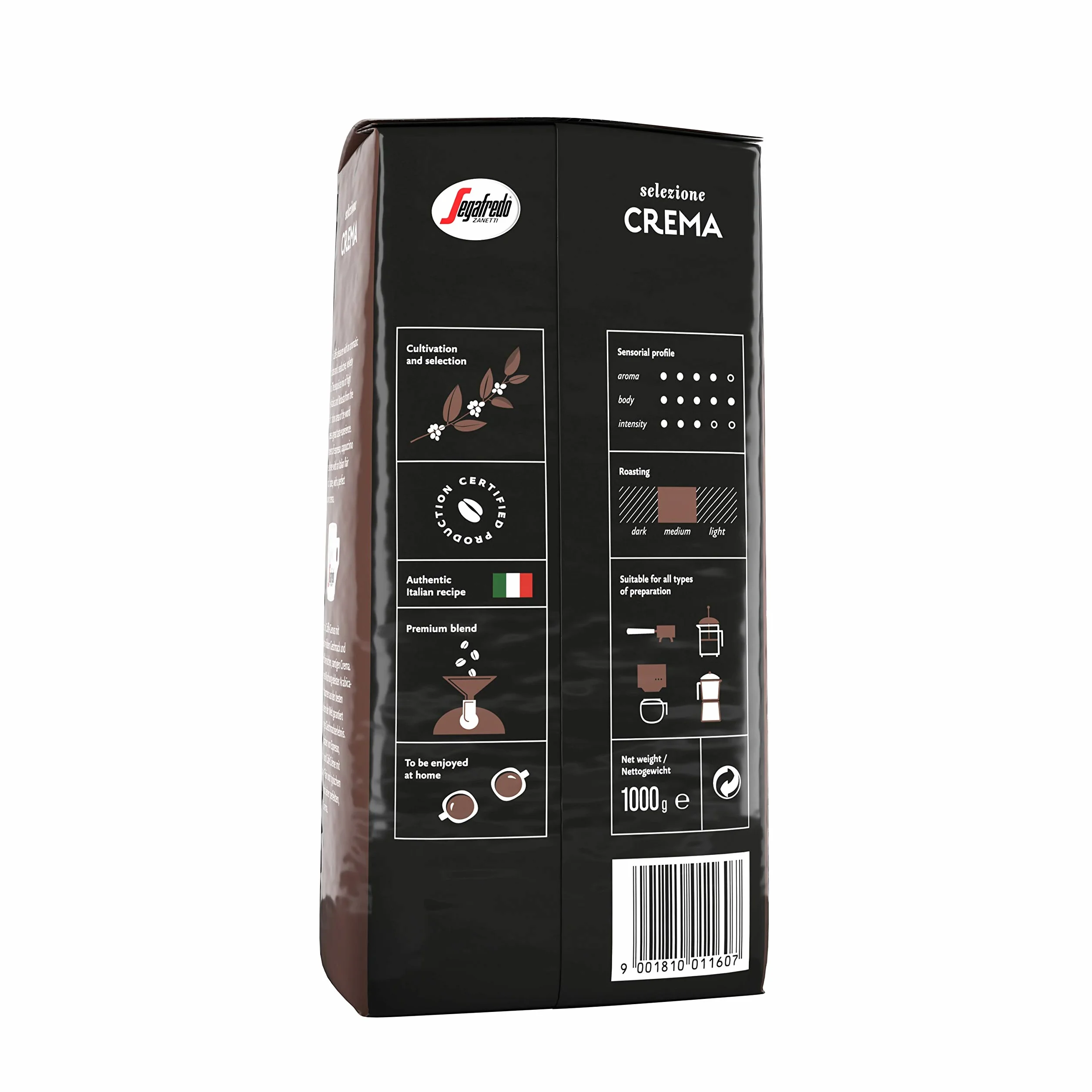 Segafredo Selezione Crema koffiebonen 1 kilo