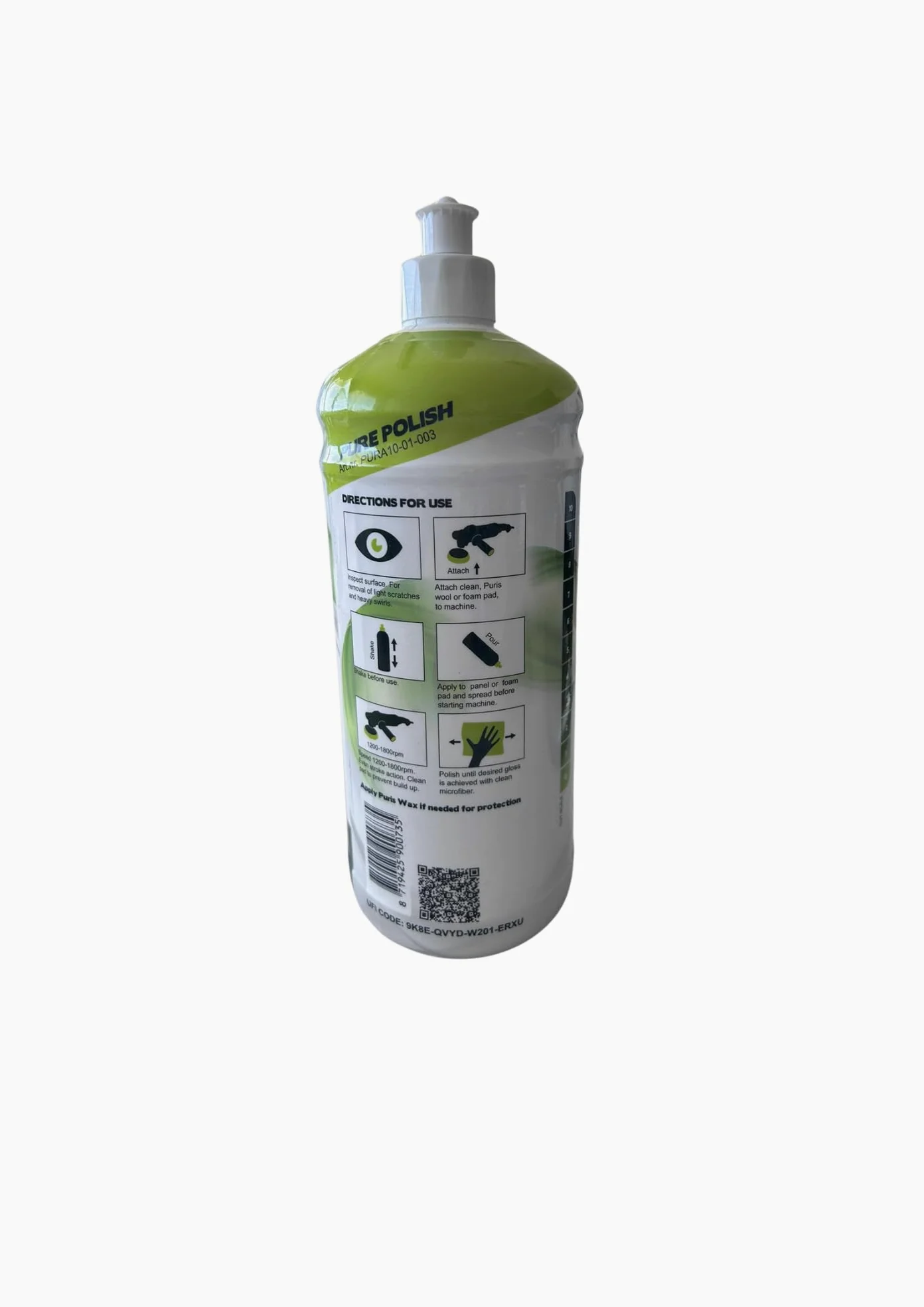A10 Pure Polish - PULIMENTO Profesional. Ideal para Eliminar hologramas y arañazos de la carrocería de vehículos. Abrillantador de Coches Profesional. Sin siliconas. Formato 1kg