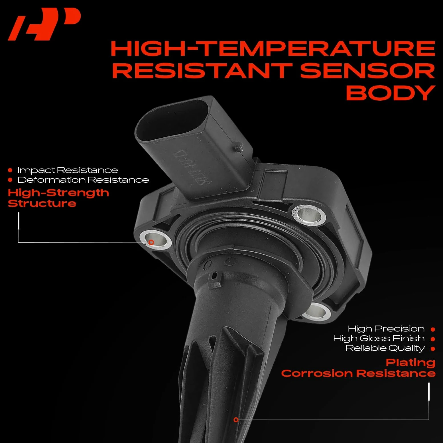A-Premium Sensor de nivel de aceite del motor compatible con BMW X5, X1, 750i, 750i xDrive, X6, X7, X2, Alpina B7, i8, M550i xDrive, M850i xDrive, M850i xDrive Gran Coupe y Mini Cooper, Cooper Clubman