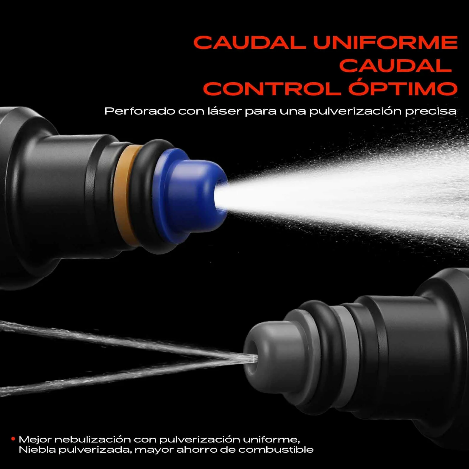 Frankberg 6 válvulas de inyección de gasolina de 2 Polos E4FZ9F593B | Compatible con: Serie 7 E23, Serie 6 E24, Serie 5 E28, 924, Serie 5 E34, 944, Serie 3 E30, Serie 3 Convertible E30