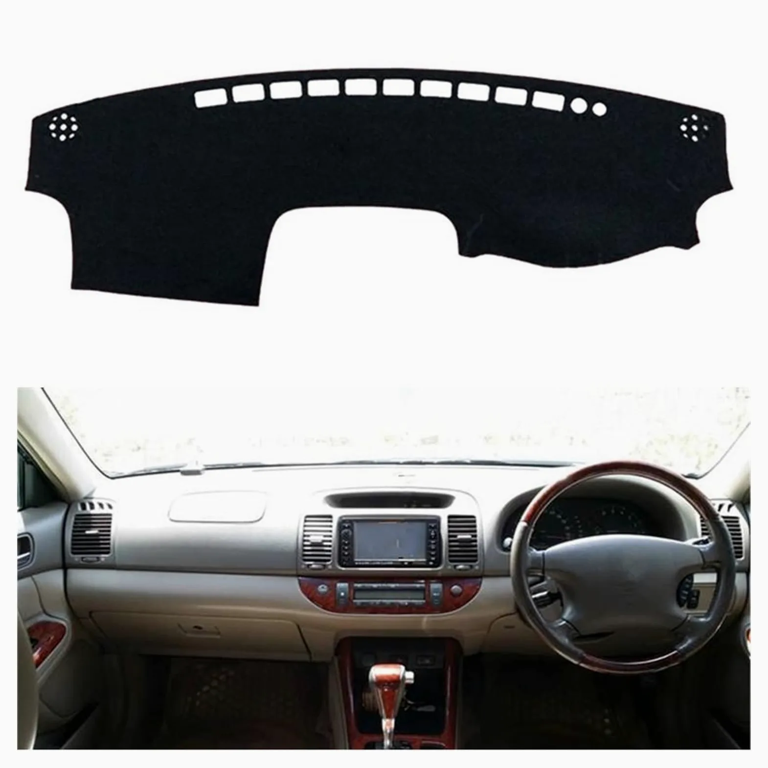 Cubierta Salpicadero Para Toyota Para Camry Para XV30 2002-2006 Alfombrilla Para Salpicadero Coche Alfombrilla Protectora Salpicadero Interior Alfombrilla salpicadero ( Talla : Manejo del lado derecho