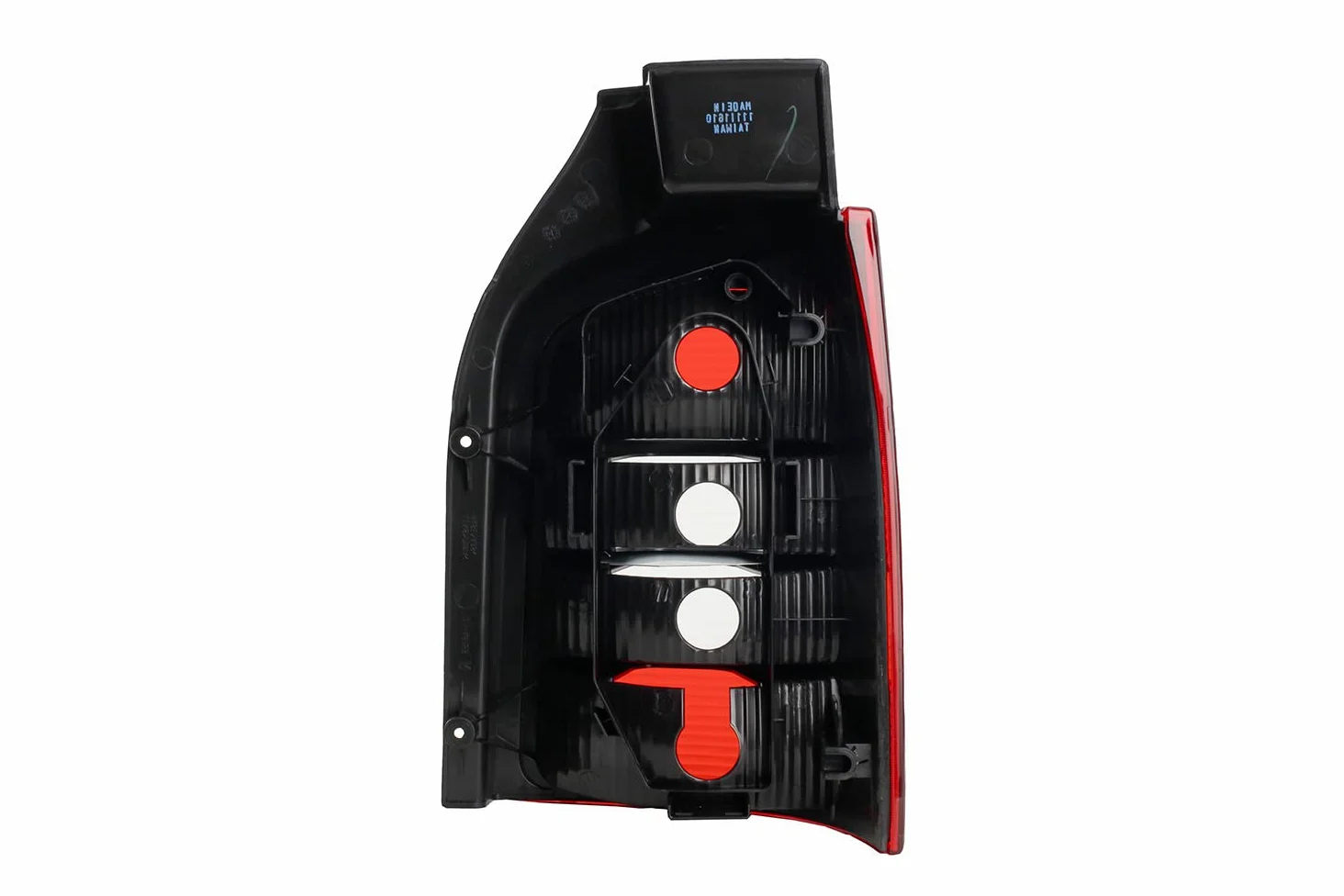 Johns, Pilotos Traseros Luz Trasera para Volkswagen T5 con portón trasero, 2 unidades, color rojo y negro
