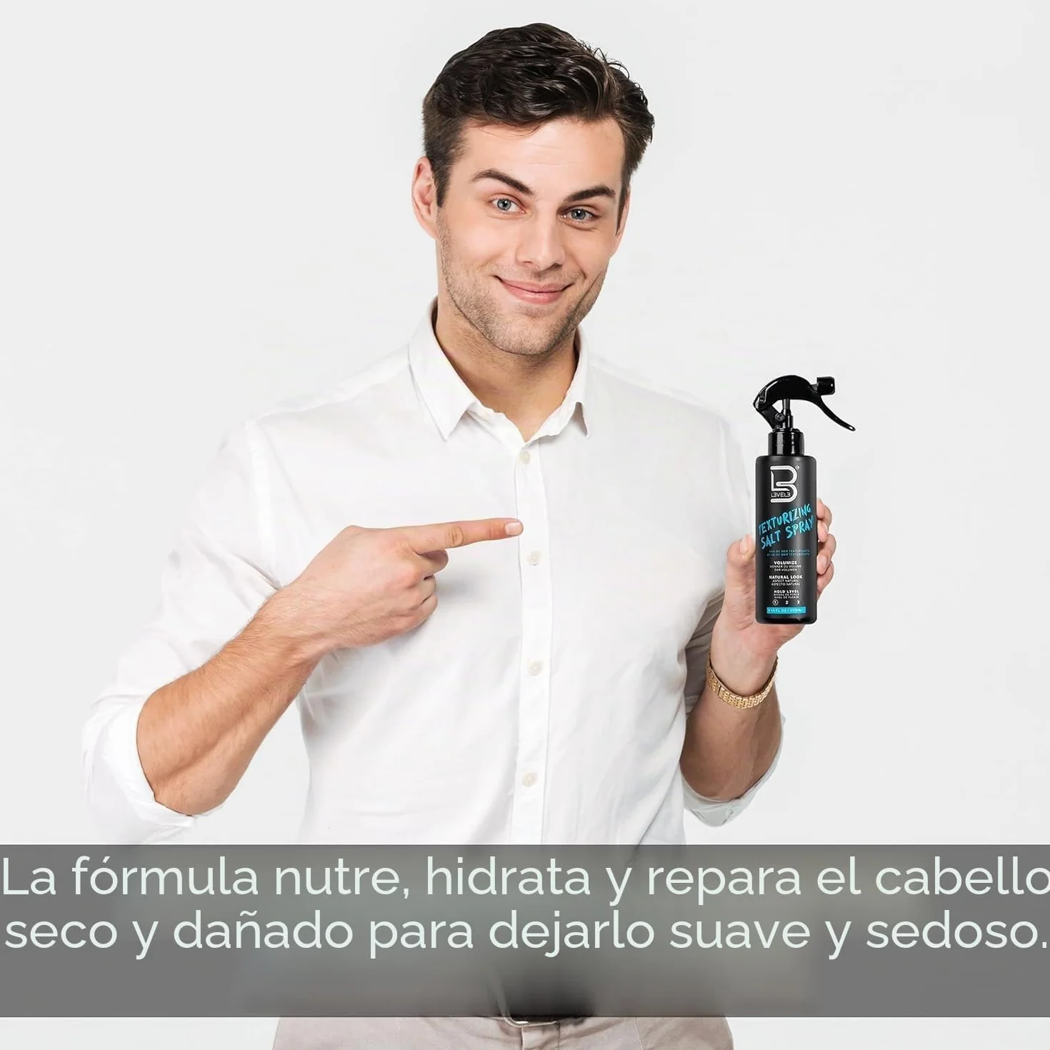 Level 3 L3 Spray texturizante de sal marina 8.45 onzas líquidas