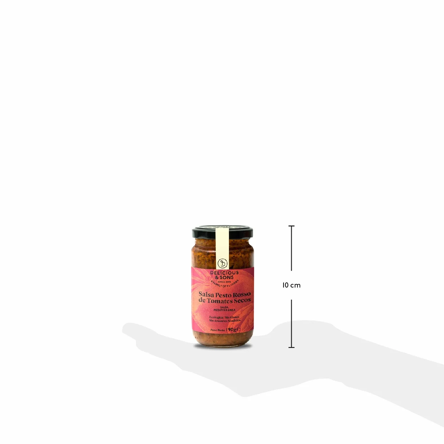 Delicious & Sons Salsa Pesto Rosso de Tomates Secos Ecológica 190g