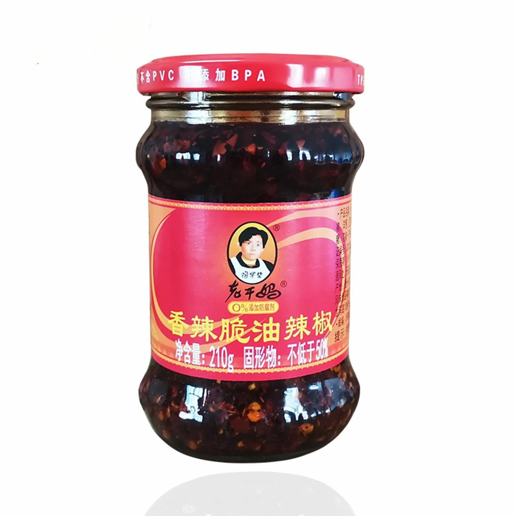 Salsa de Chili Crujiente 210g - Condimento para Platos Chinos