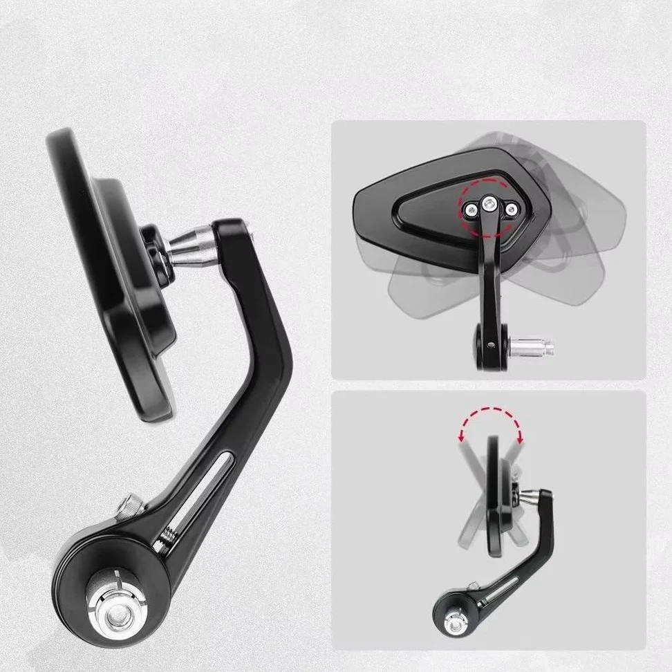 Retrovisores Moto Espejos Retrovisores Universales Para Manillar De Motocicleta De 7/8" Y 22 Mm, Accesorios Para Scooter