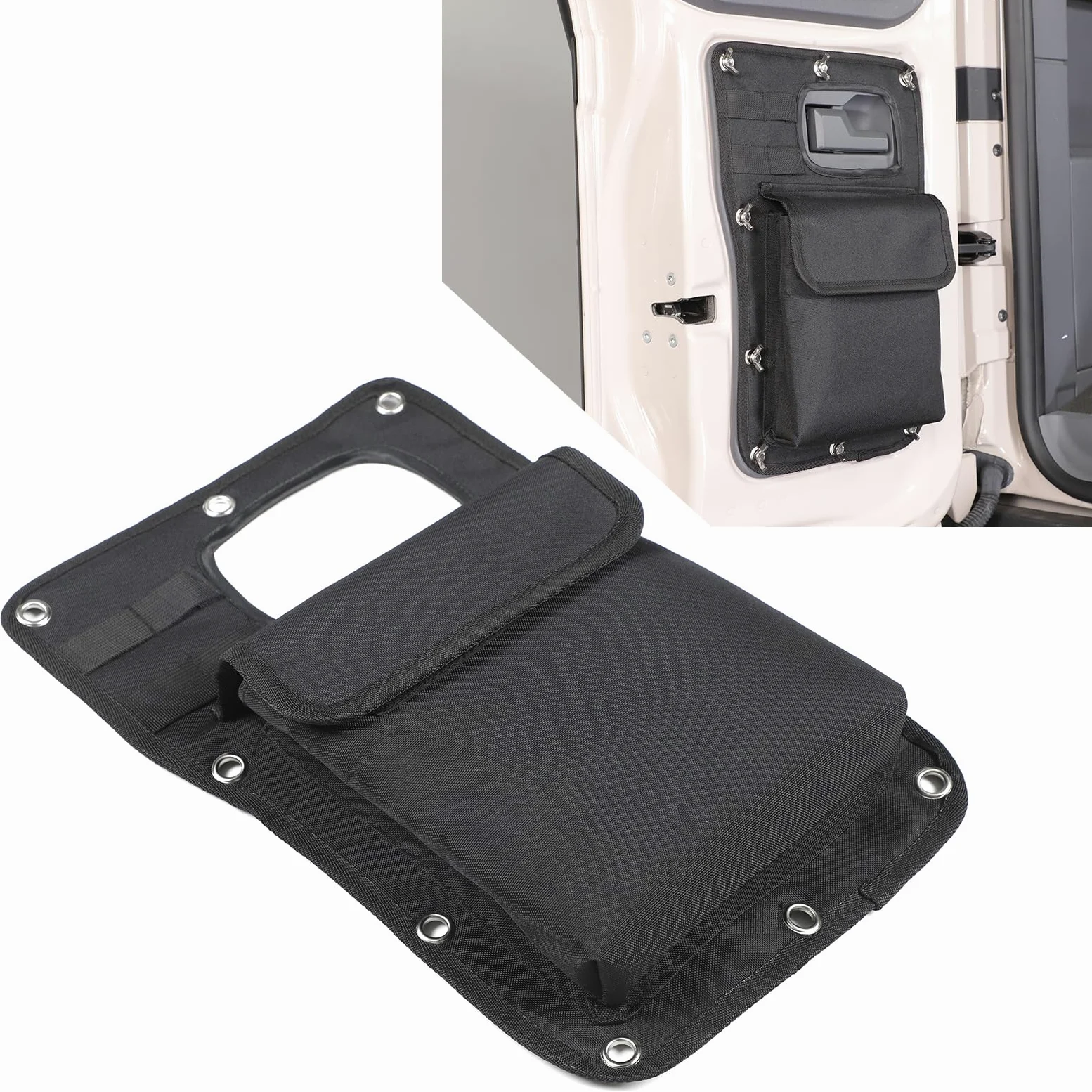 PIUGILH Bolsa de almacenamiento para portón trasero de coche adecuada para INEOS Grenadier 2020-2025, organizador de maletero de coche para accesorios de granadero INEOS