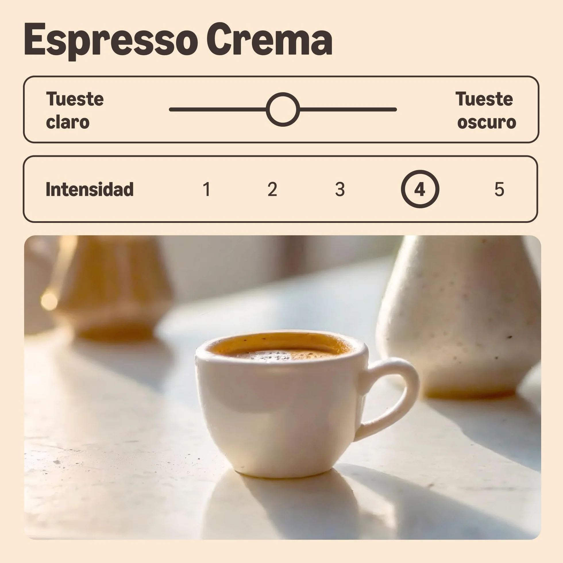 Amazon Crema Café En Grano De Tueste Natural Intensidad 4, 1kg