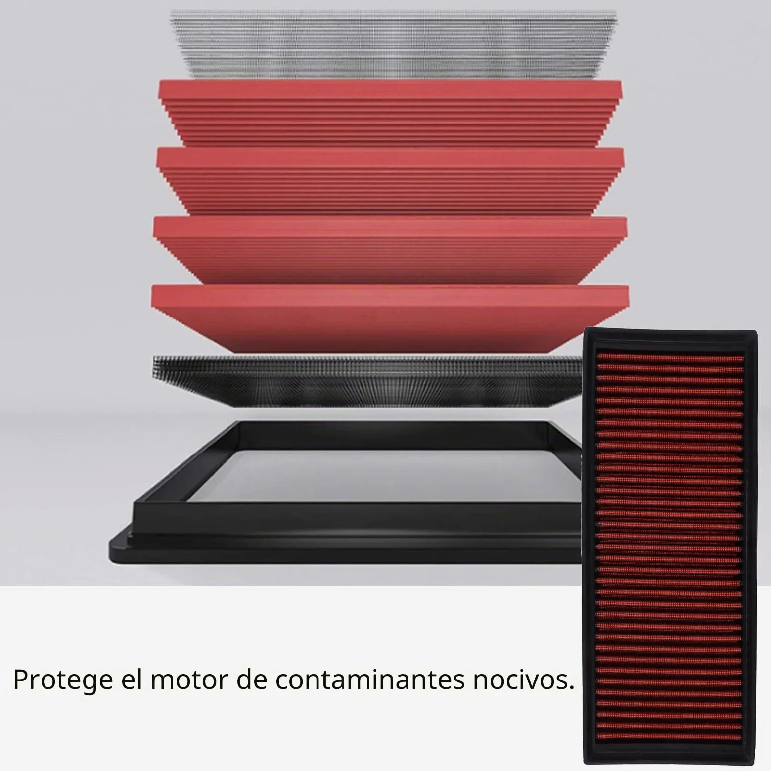2865,33 2865 K N Filtro de Aire de Repuesto, 2012 Bug 33 2865 Filtro Limpiador de Filtro de Aire de Motor Highflow Lavable Reutilizable 332865 Reemplazo para A3 Q3 Tt