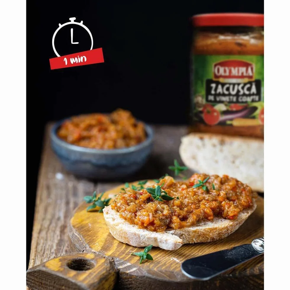 SALSA ZACUSCA DE BERENJENA OLYMPIA 300 G