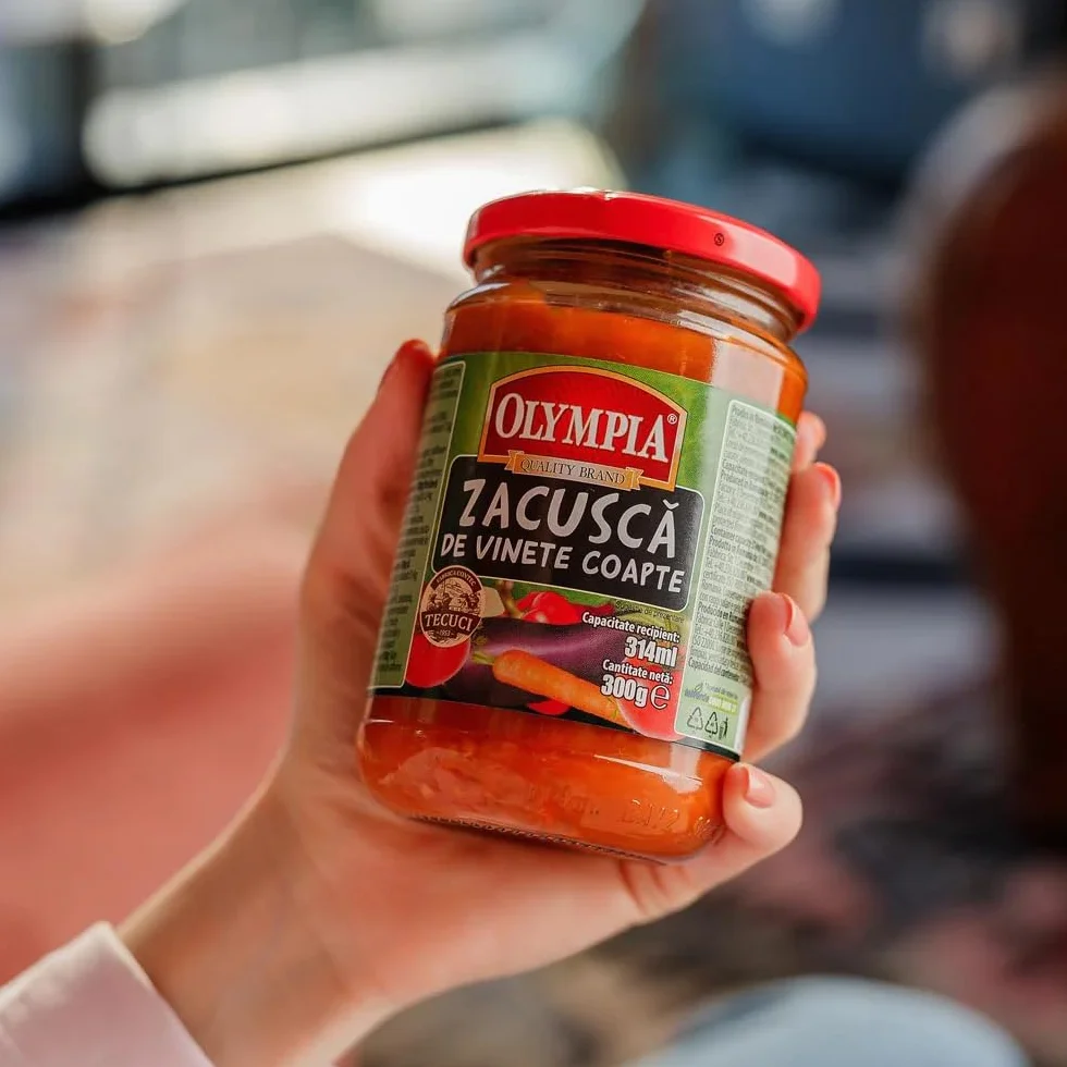 SALSA ZACUSCA DE BERENJENA OLYMPIA 300 G