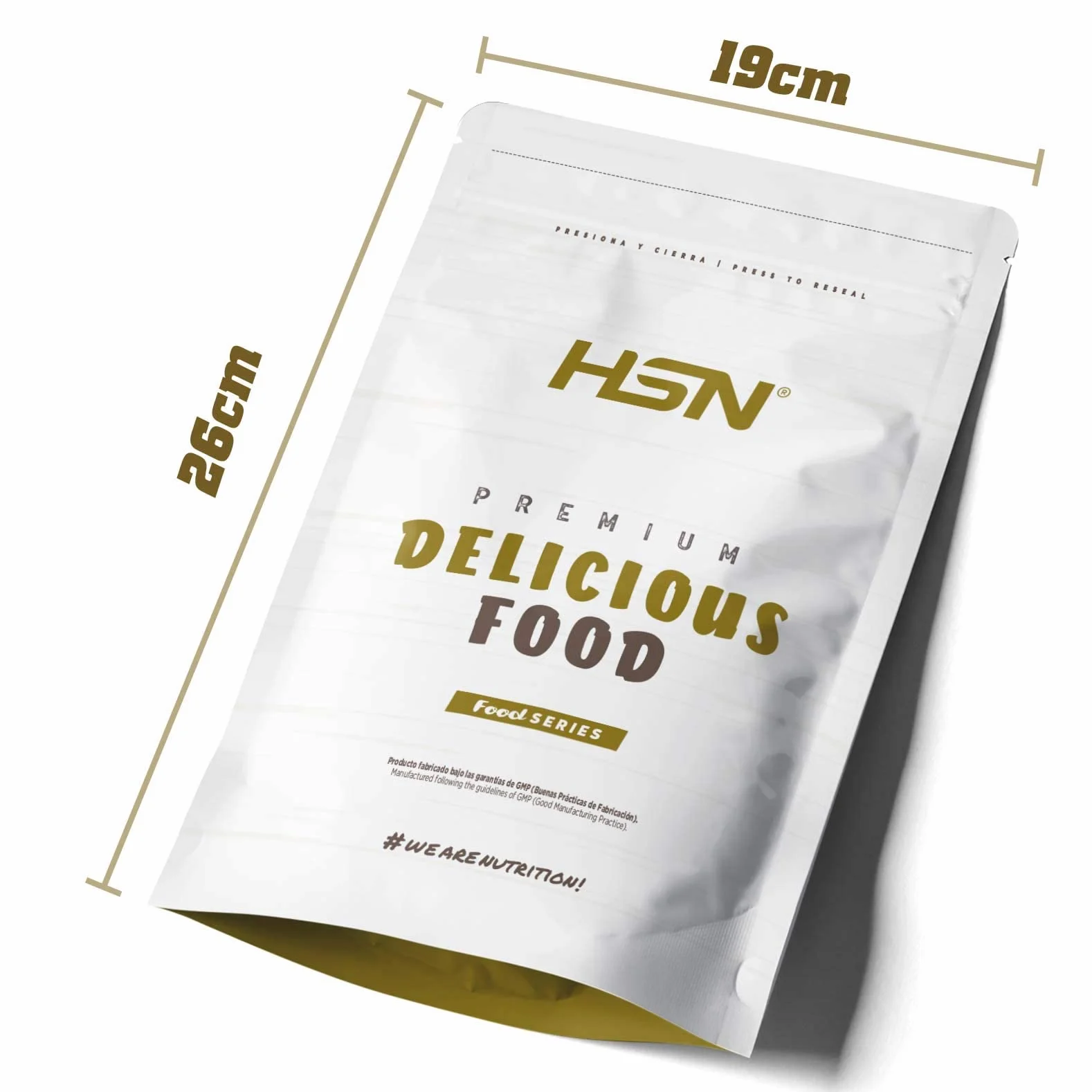 Lecitina de Soja Granulada HSN 500 g 50 Tomas Non-GMO Sin Gluten Apto Vegano