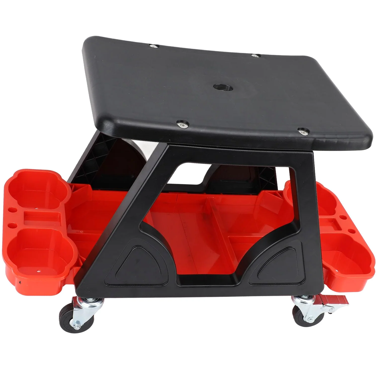 Silla de Taburete mecánico, Asiento mecánico rodante con Ruedas, Taburete de Garaje versátil para Lavado de Autos, reparación de láminas de automóviles, Material plástico Duradero