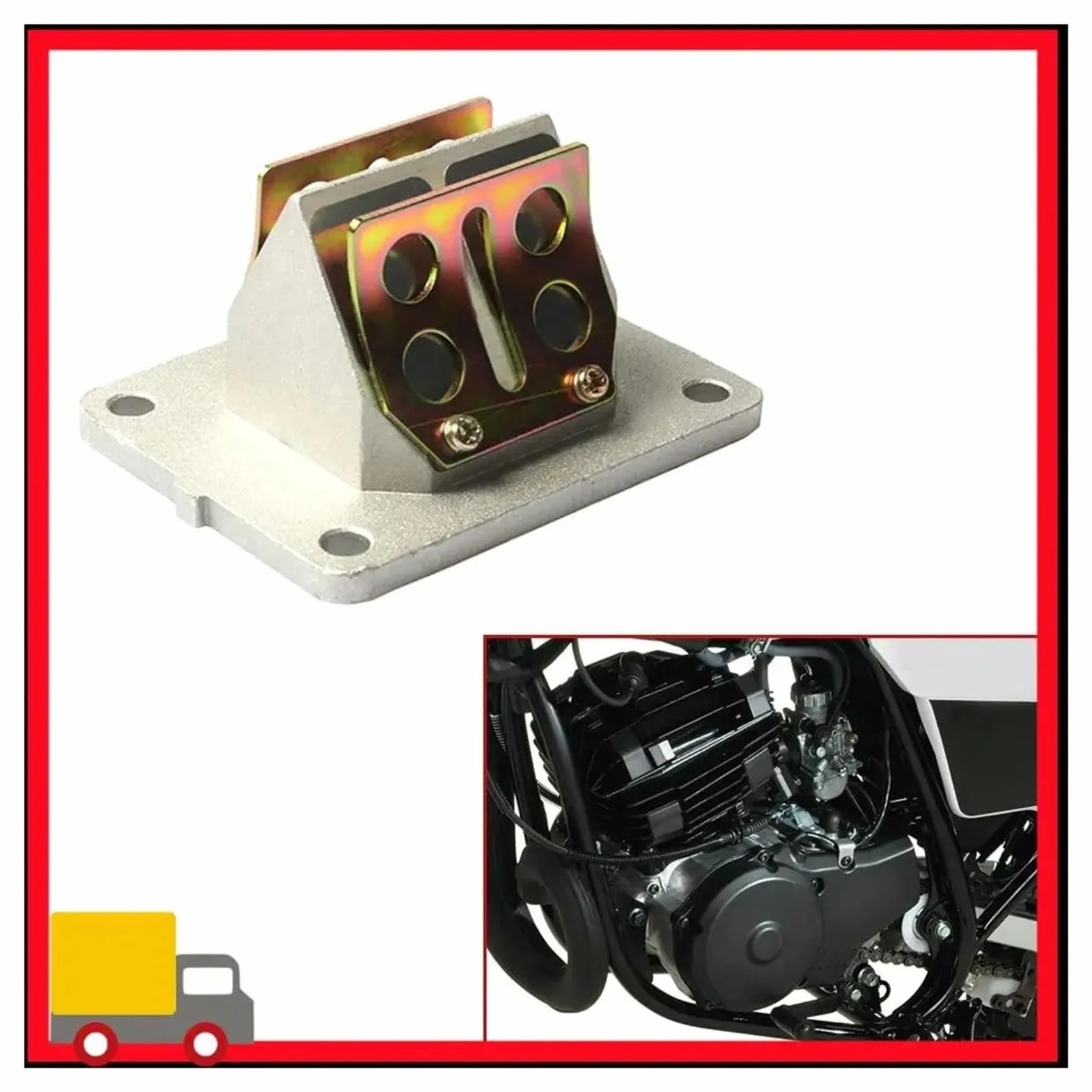 Repuestos De Válvula De Admisión De Láminas Para Motocicleta YAMAHA DT125 RS125 DT 125, Dispositivo De Admisión De Aire De Dos Tiempos De 125 Cc. Válvula de Láminas Motocicleta Admisió
