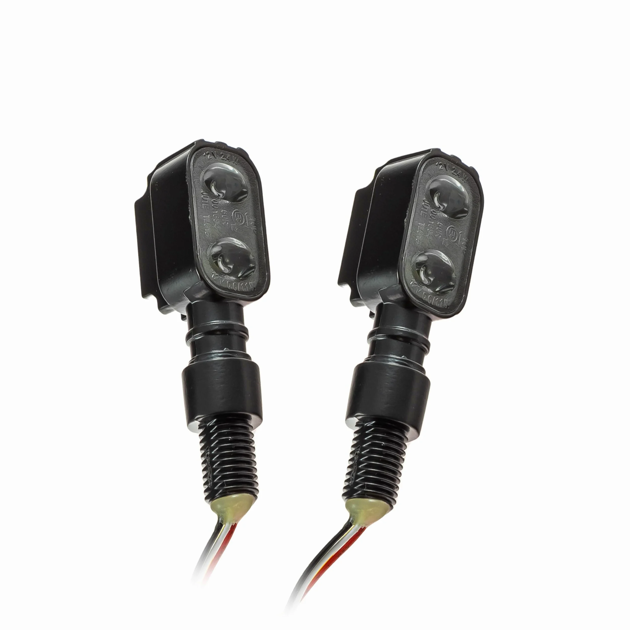 Universal motocicleta Power de LED de intermitente Fluted con luz trasera combinación tintadas M10 S de Geprüft