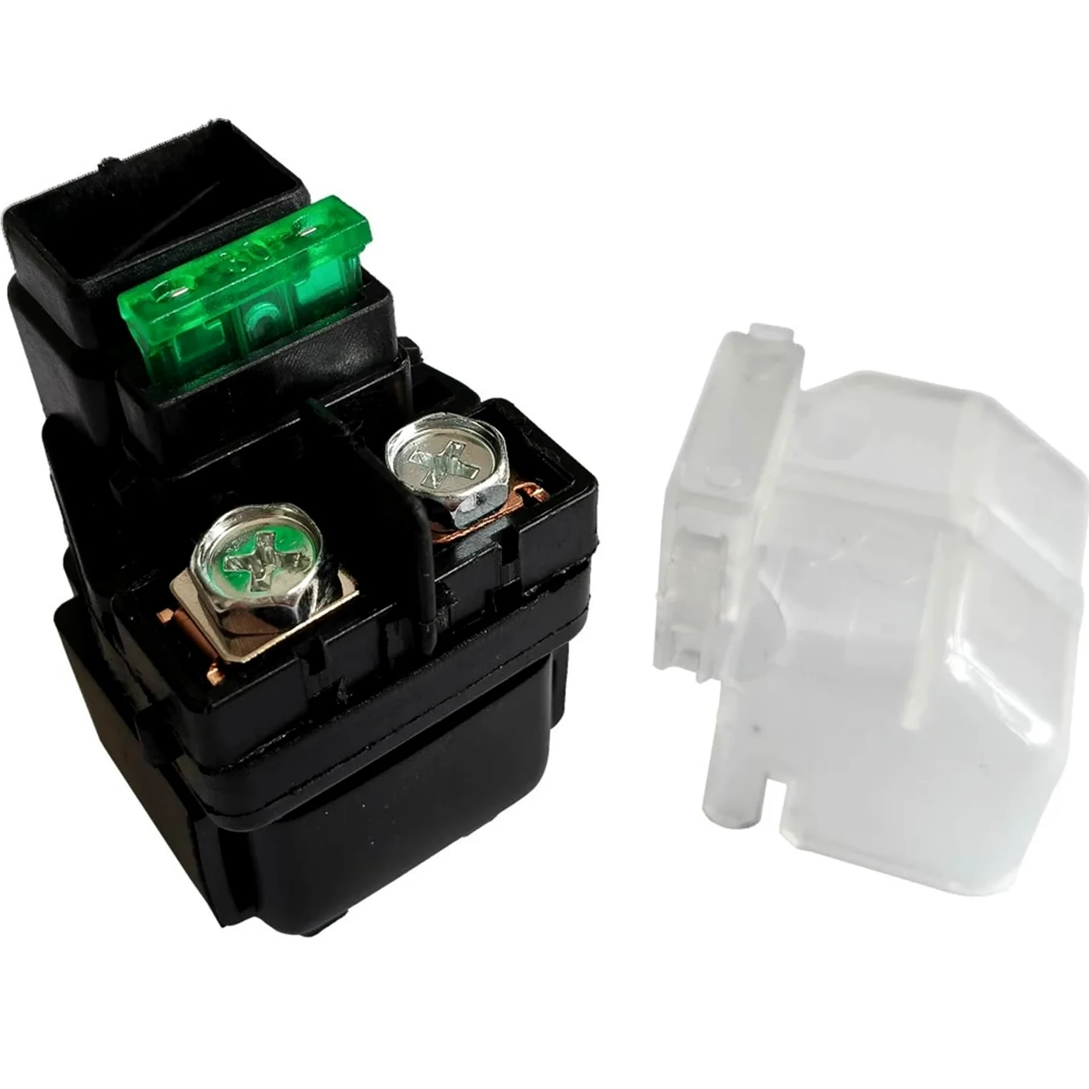 Solenoide arrancador motocicleta Solenoide de relé de arranque de 12 V compatible con SUZUKI LT-A400 EIGER 400 2X4 AUTO LTA400 LTA LT-A FEIGER 400 4X4 AUTO Relé arranque genérico(1pc relay)