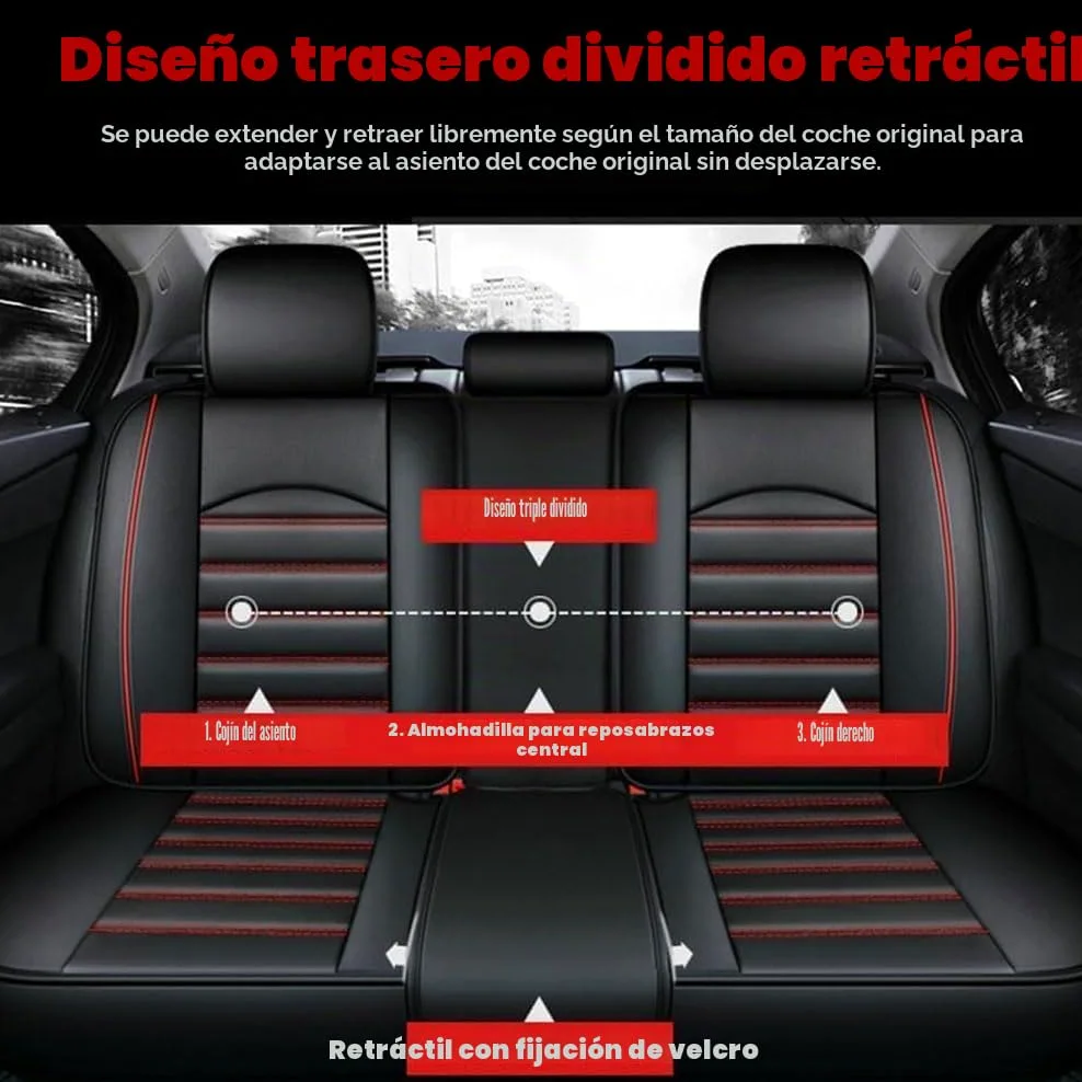 Fundas Asientos Coche para Opel Insignia 2010-2022, Juego Completo de Fundas Asientos Coche Interior Accesorios Protector,E/Coffee Style