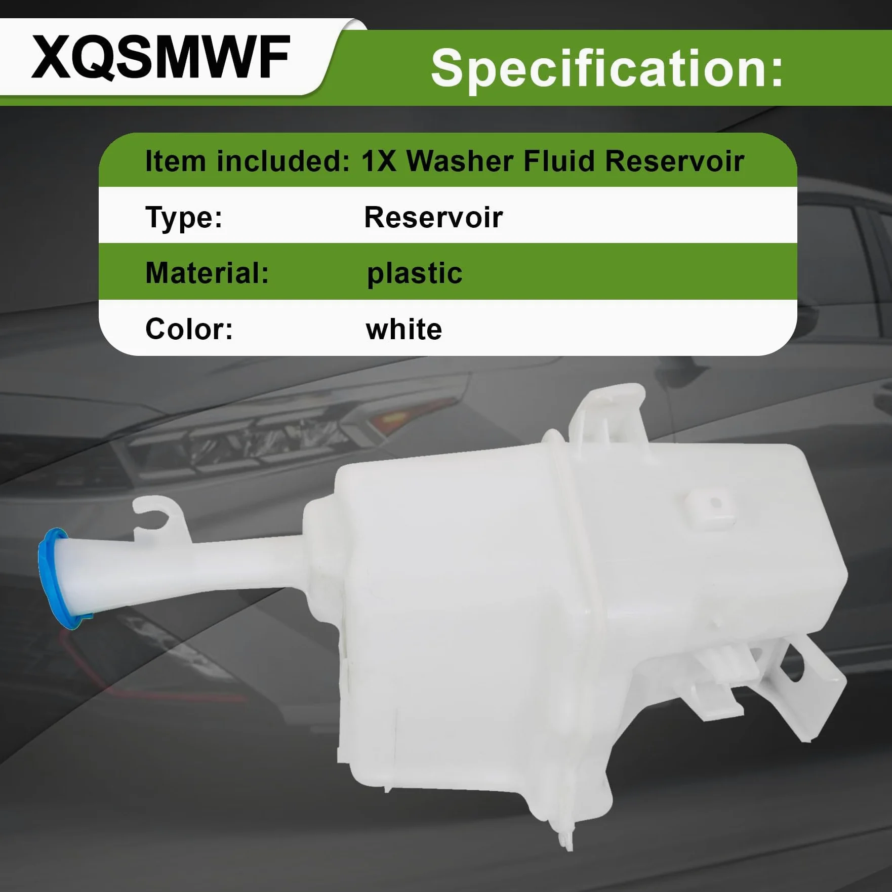 XQSMWF Depósito de líquido para limpiaparabrisas 98611M7100 compatible con Kia Forte 2019-2023