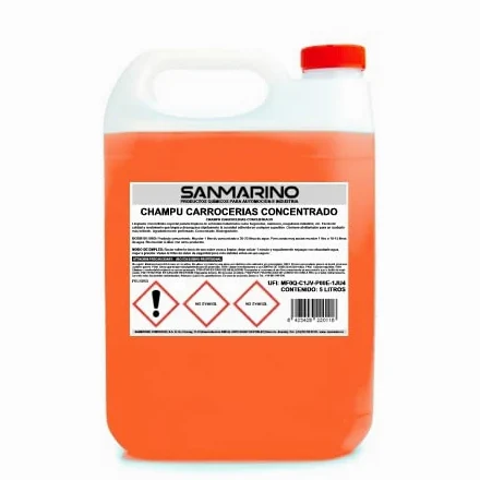 SANMARINO CHAMPÚ CARROCERÍAS CONCENTRADO 5 L.