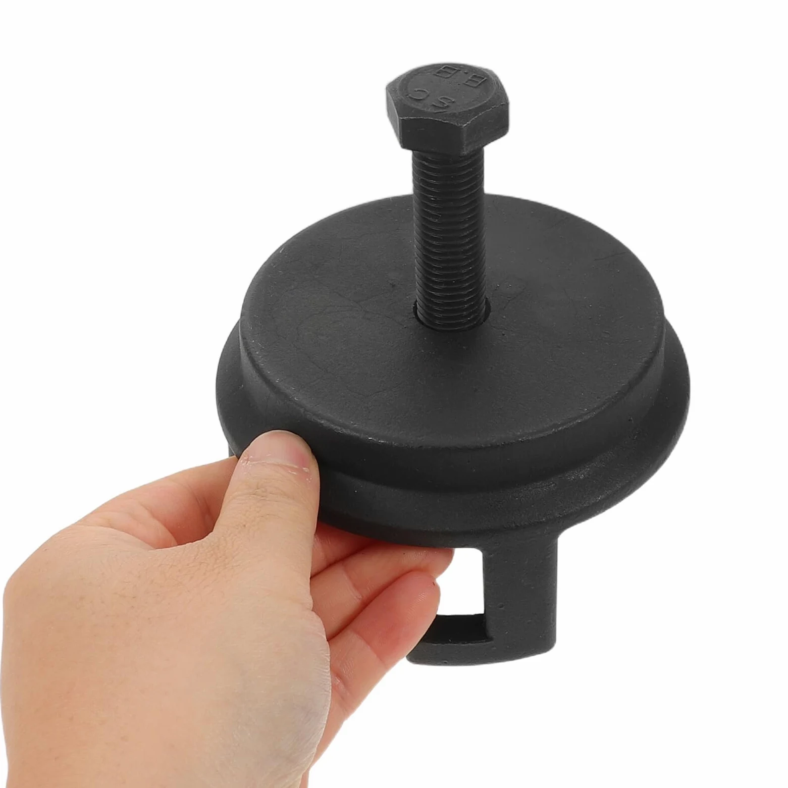 Mikinona Extractor de Balanceador Armónico de Hierro Robusto Herramienta Profesional para Polea de Cigüeñal Compatible con Ford Kit de Extracción Segura Daños para Mantenimiento de Motor