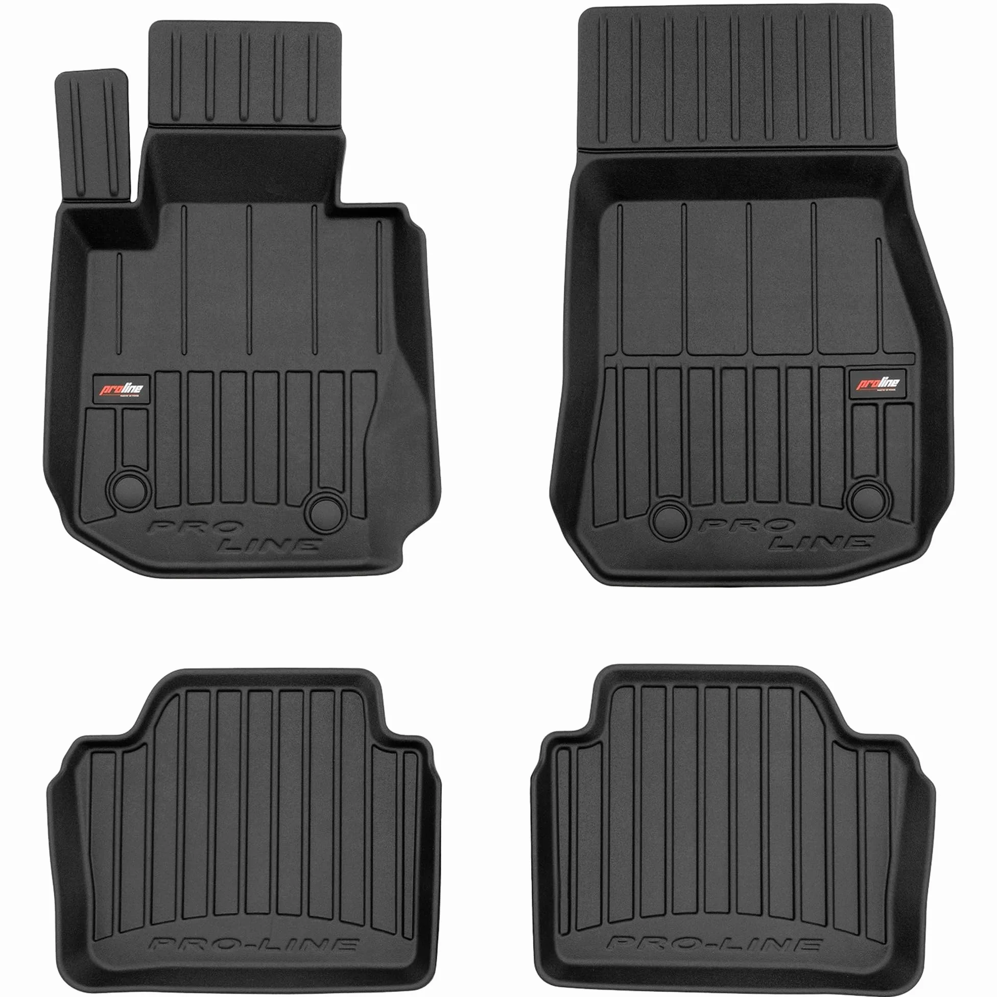 MOTOS Alfombrillas de Goma para BMW Serie 4 Gran Coupe F36 2014-2021 Mejore la Comodidad de Sus Viajes con la Alfombra Antideslizante Car 3D- Alfombrillas de Coche para Varias Estaciones