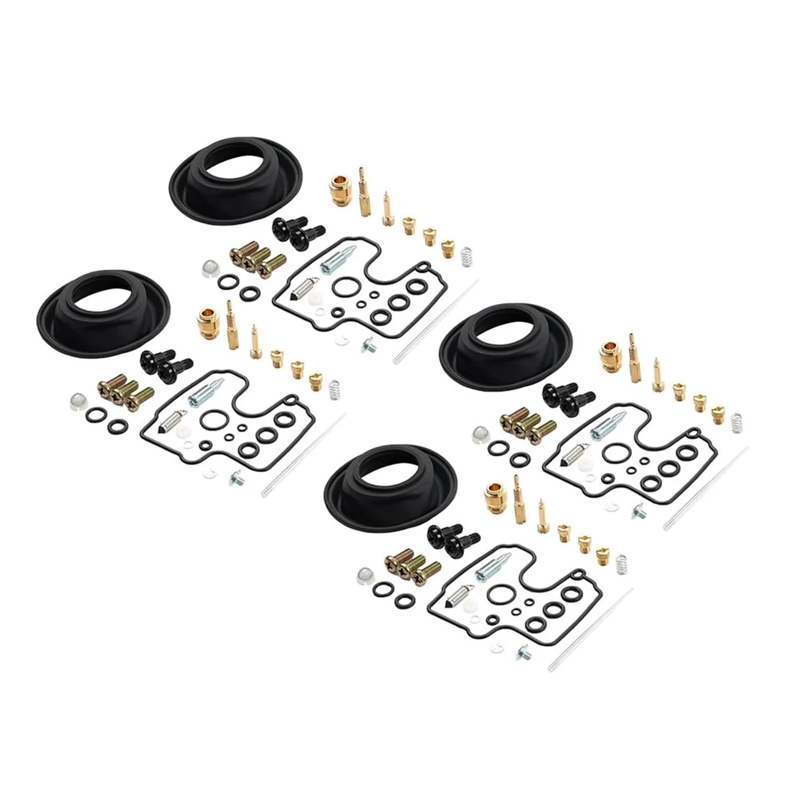 4 Juegos Juntas Kit Reparación Carburador Motocicletas Para Yamaha YZF-R1 1998-2001 Regiones