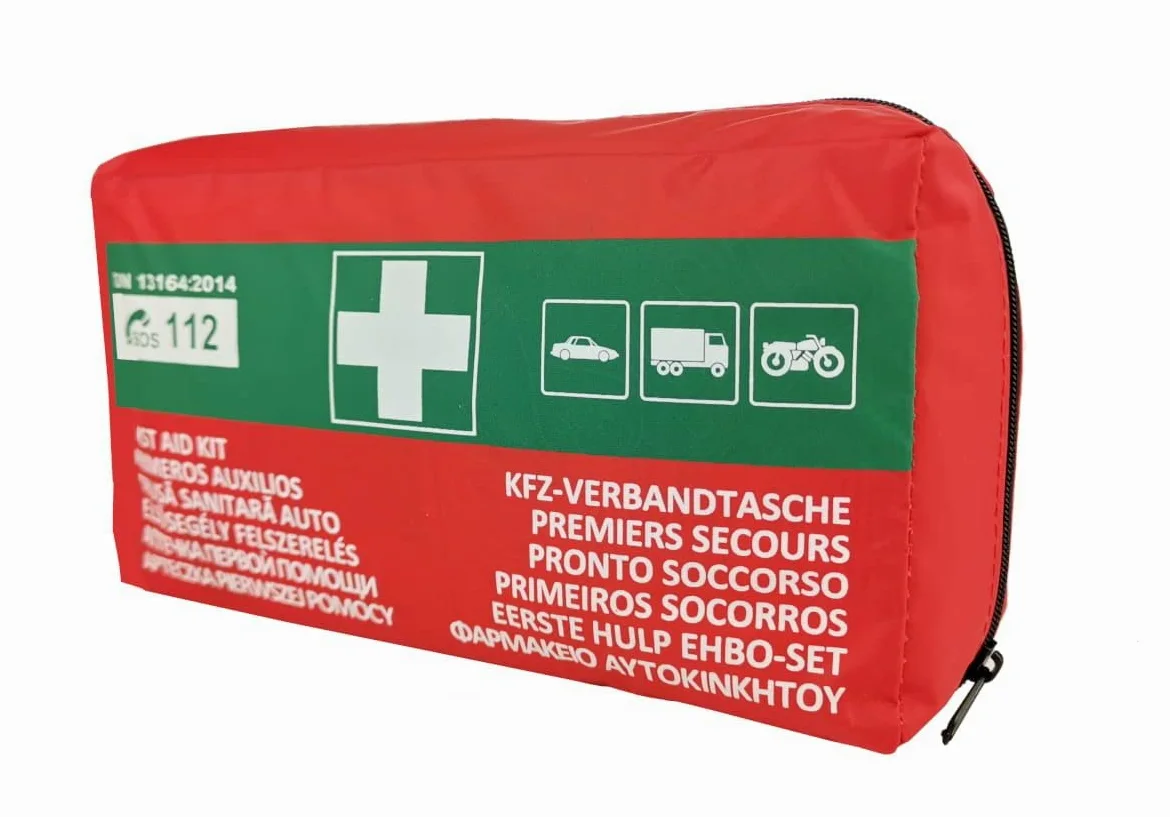 3in1 set de seguridad y primeros auxilios para coche 2022 - set de emergencia con triángulo de advertencia set de primeros auxilios para chaleco de avería - set de averías para coch