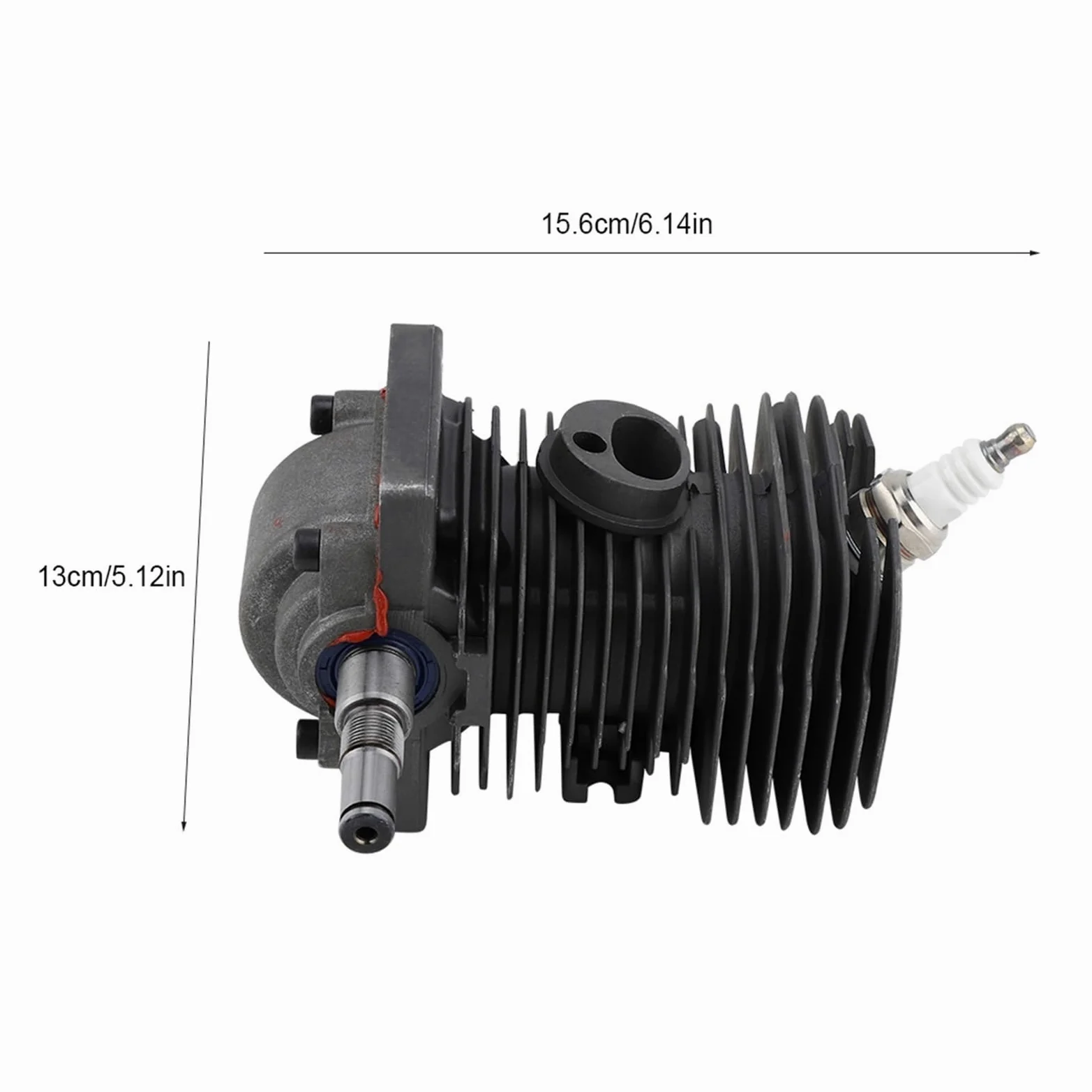 Cigüeñal de pistón cilindro 38MM Compatible con motor, apto motosierra Compatible STIHL MS180 018 Kit de cilindro y pistón Piezas moto