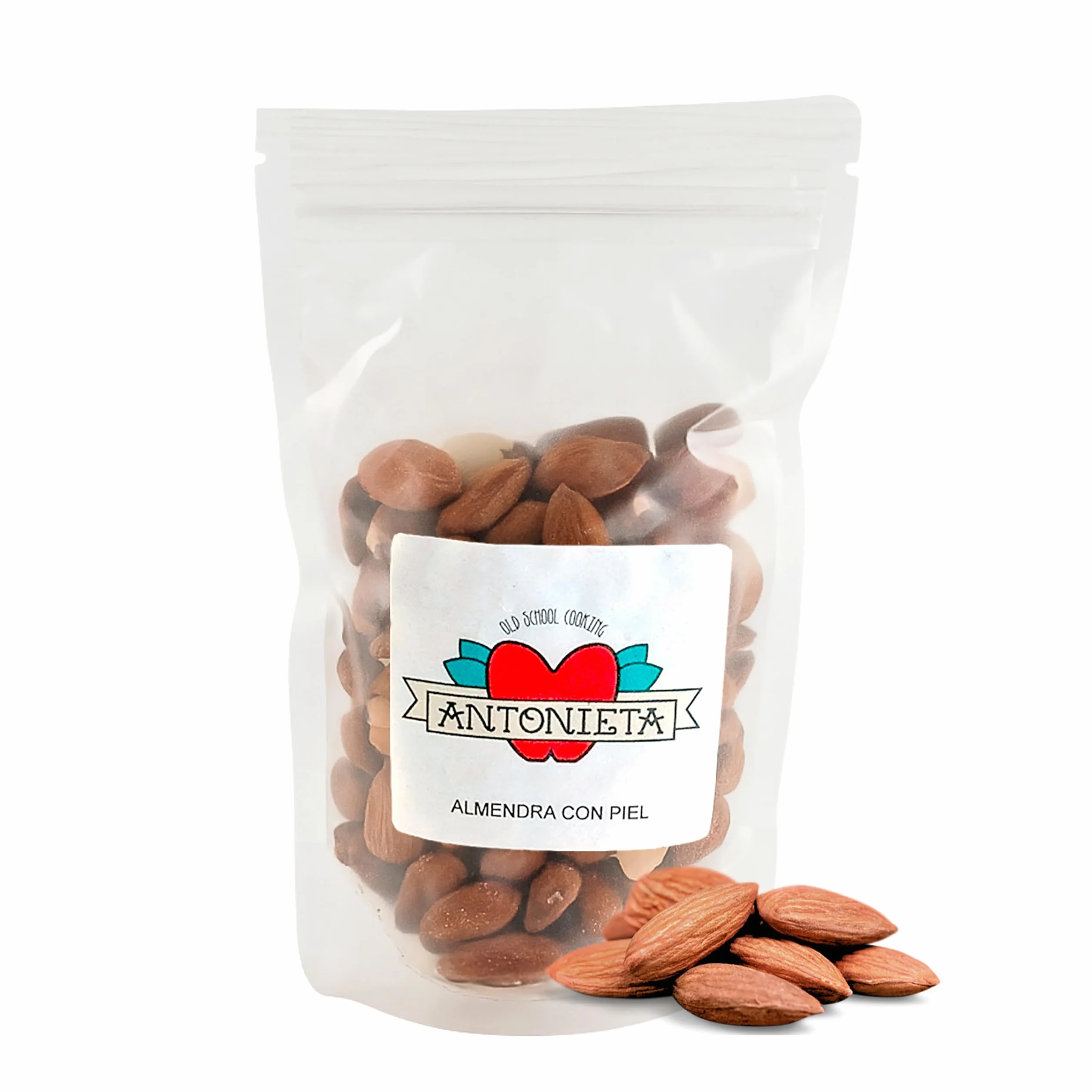 Almendra Natural Tostada de España 125 Gramos Frutos Secos Sin Sal