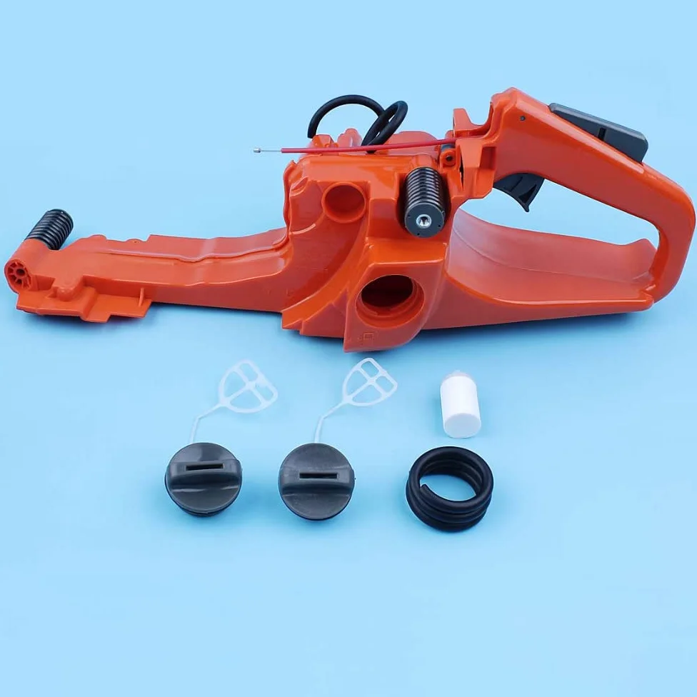 Kit de línea de filtro de tapa de montaje de manija trasera de tanque de combustible de Gas for repuestos de motosierra hus-qva-rna 362 365 371 372 372XP