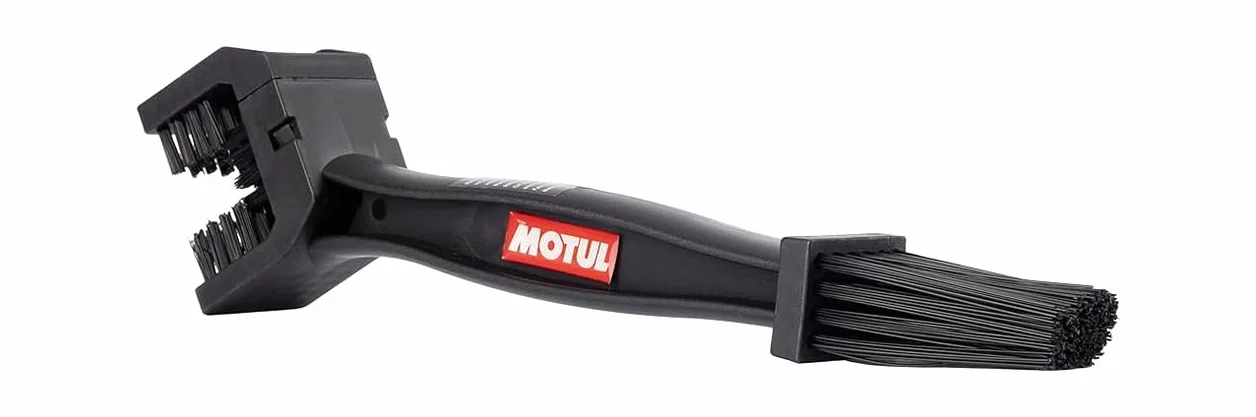 Kit limpiador lubrifica cadena Motul Chain Clean C1 + Motul C3 Chain Lube Off Road + Cepill