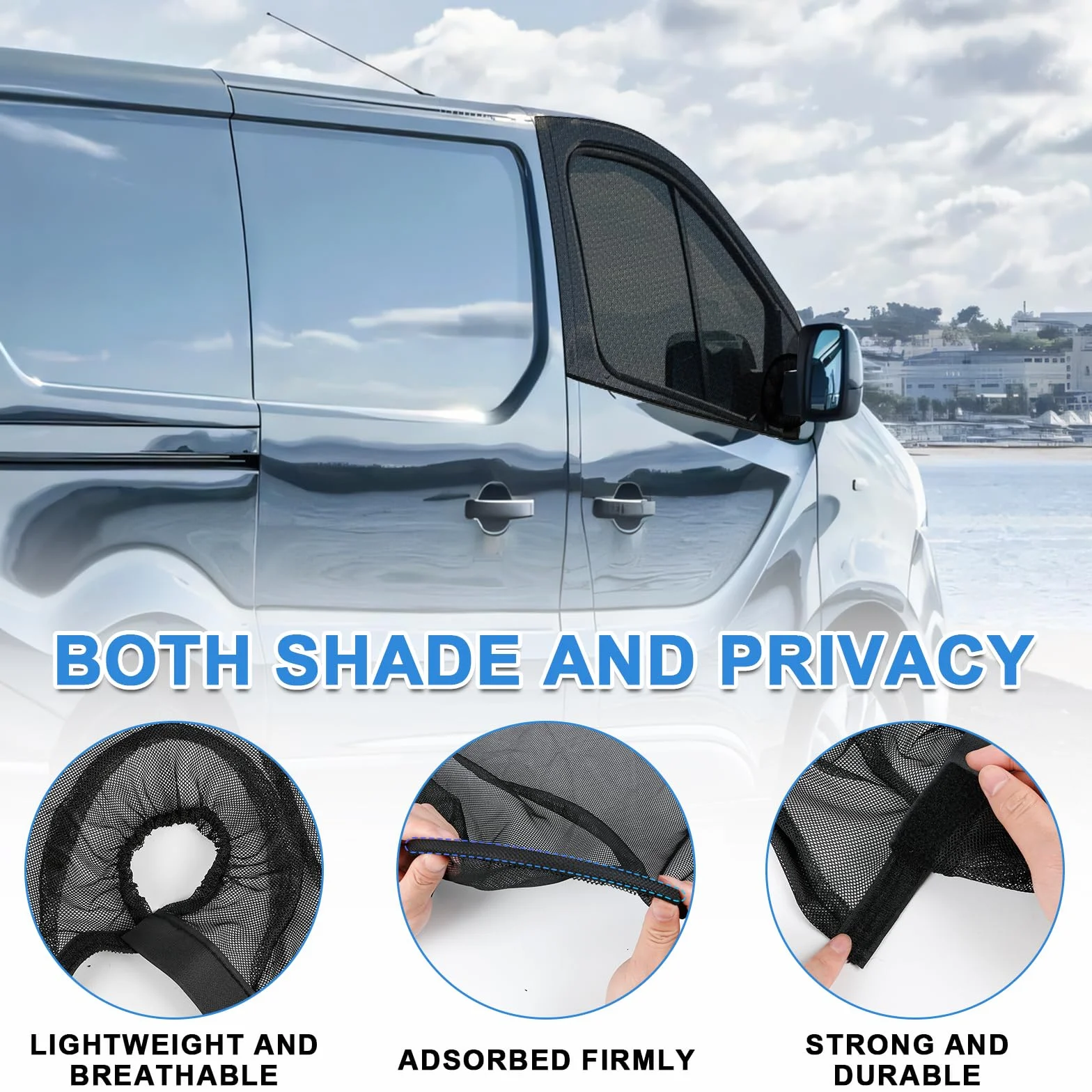 Mosquitera para Reemplazo Renault Trafic/Opel Vivaro/Nissan NV300 2001-2025, Mosquitera Magnética para Ventana Lateral 2 Piezas, Mosquiteras Insectos Transpirables para Acampar al Aire Libre