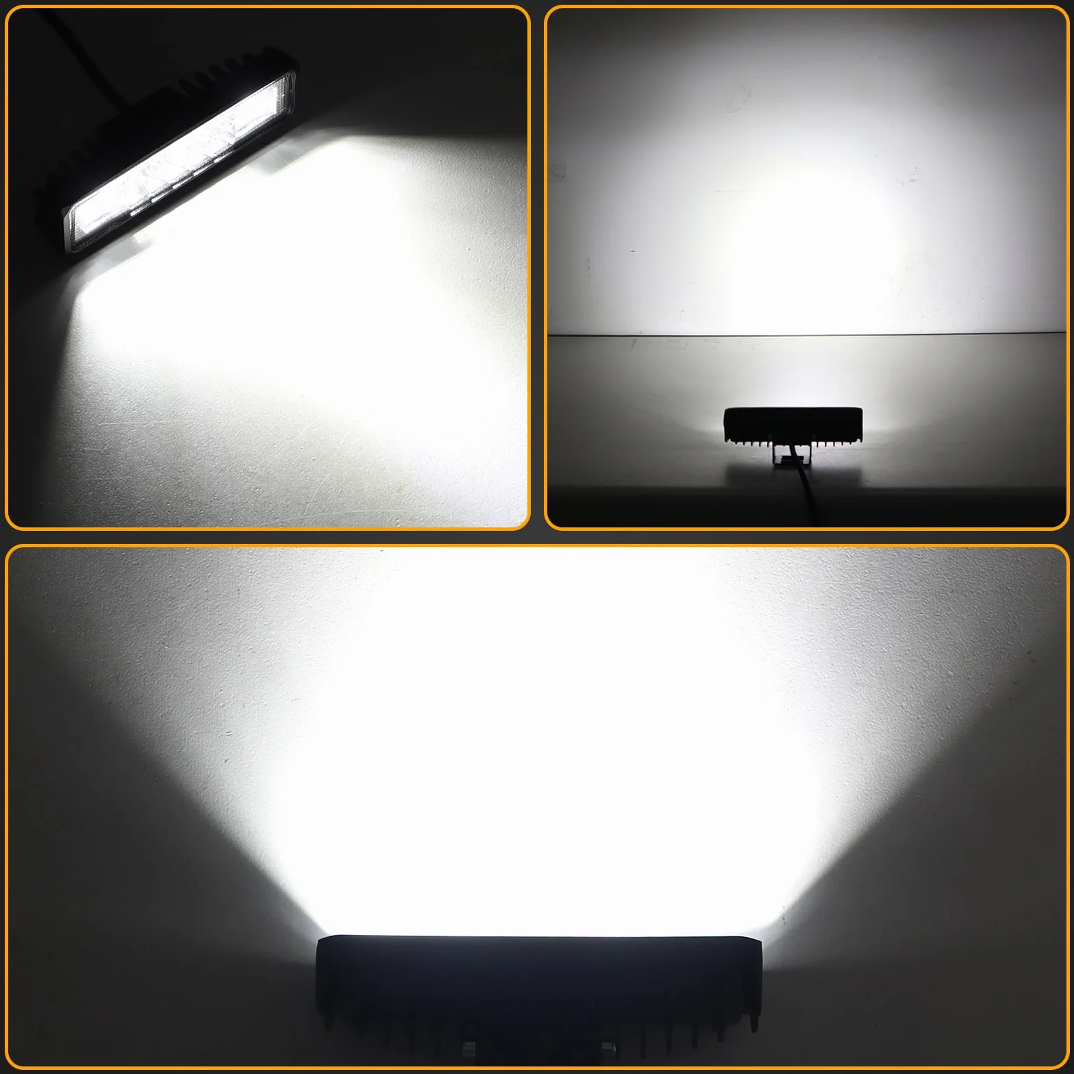 RIGIDON 4PCS 6 Pulgadas 15cm 24W Focos LED Tractor 12V 24V Impermeable Luz Antiniebla Barra LED Coche 4x4 Off-road ATV UTV SUV