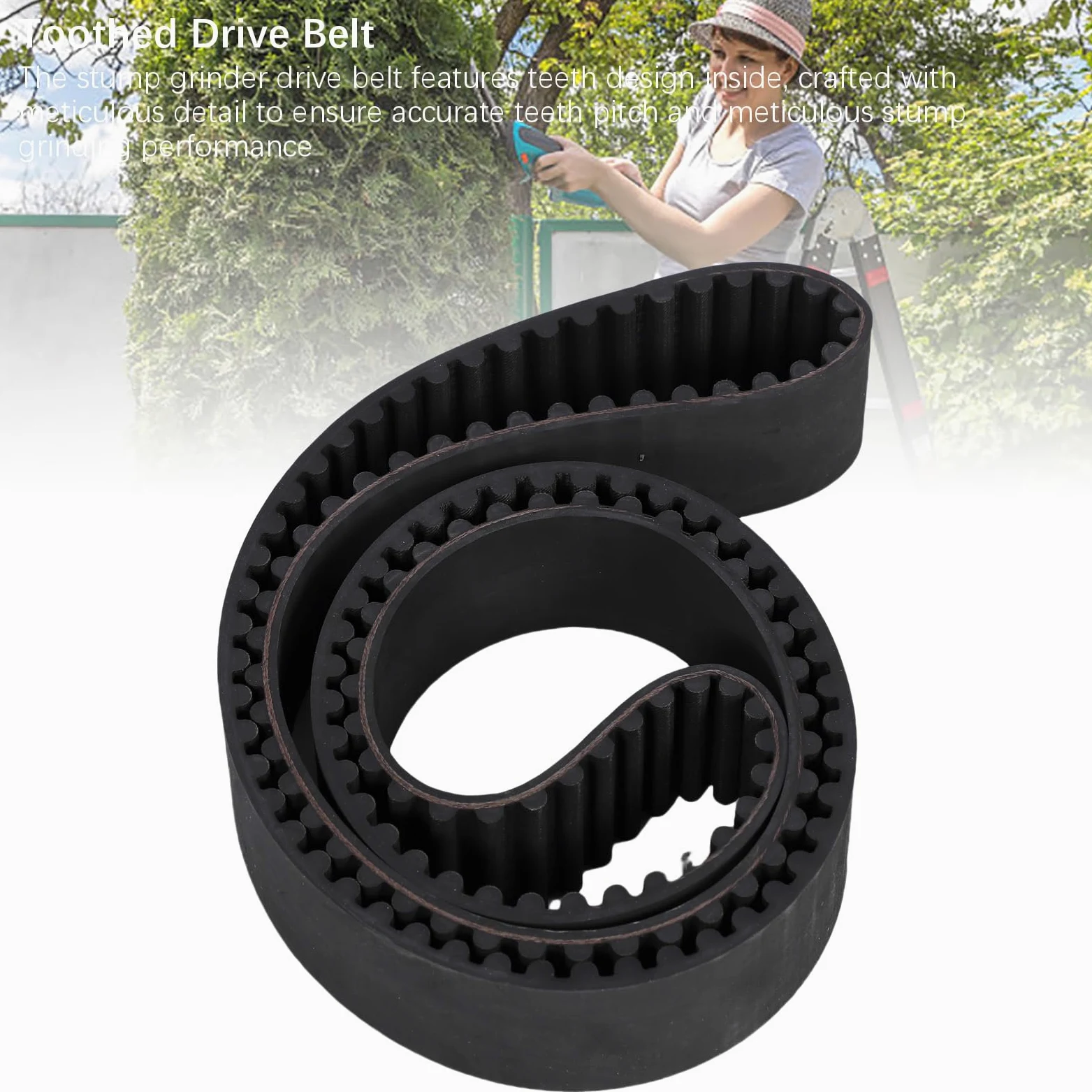 Cryfokt Correa de Transmisión de la Amoladora Holandesa, 0400123 Cinturón de Conducción 6.7 Cm de Ancho Impactante Núcleo de Nylon Ruido Interno bajo con No, Más Suave Amortizado para Más Suave para