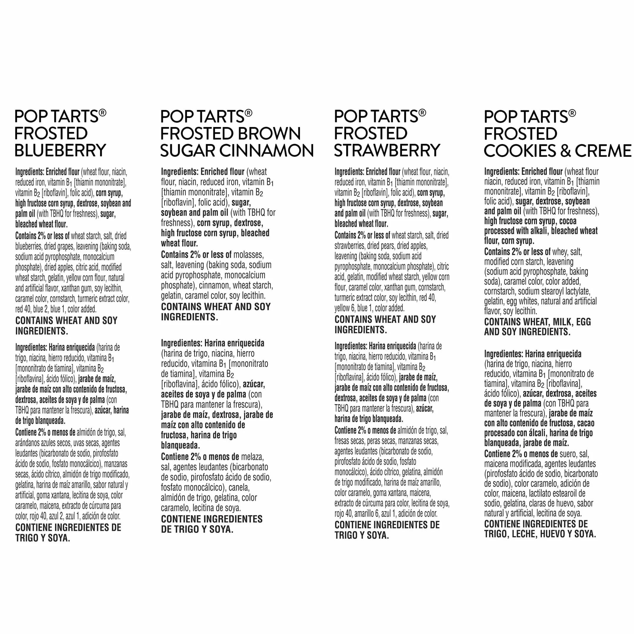 Pop-Tarts Toaster Pastries Variety Pack 60 Count Breakfast Kids Snacks